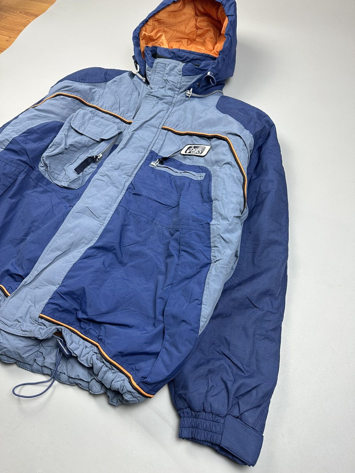 Asics × Vintage Asics Vintage Polyamide Tracking Rain Jaket Size US M / EU 48-50 / 2 - 2 Thumbnail