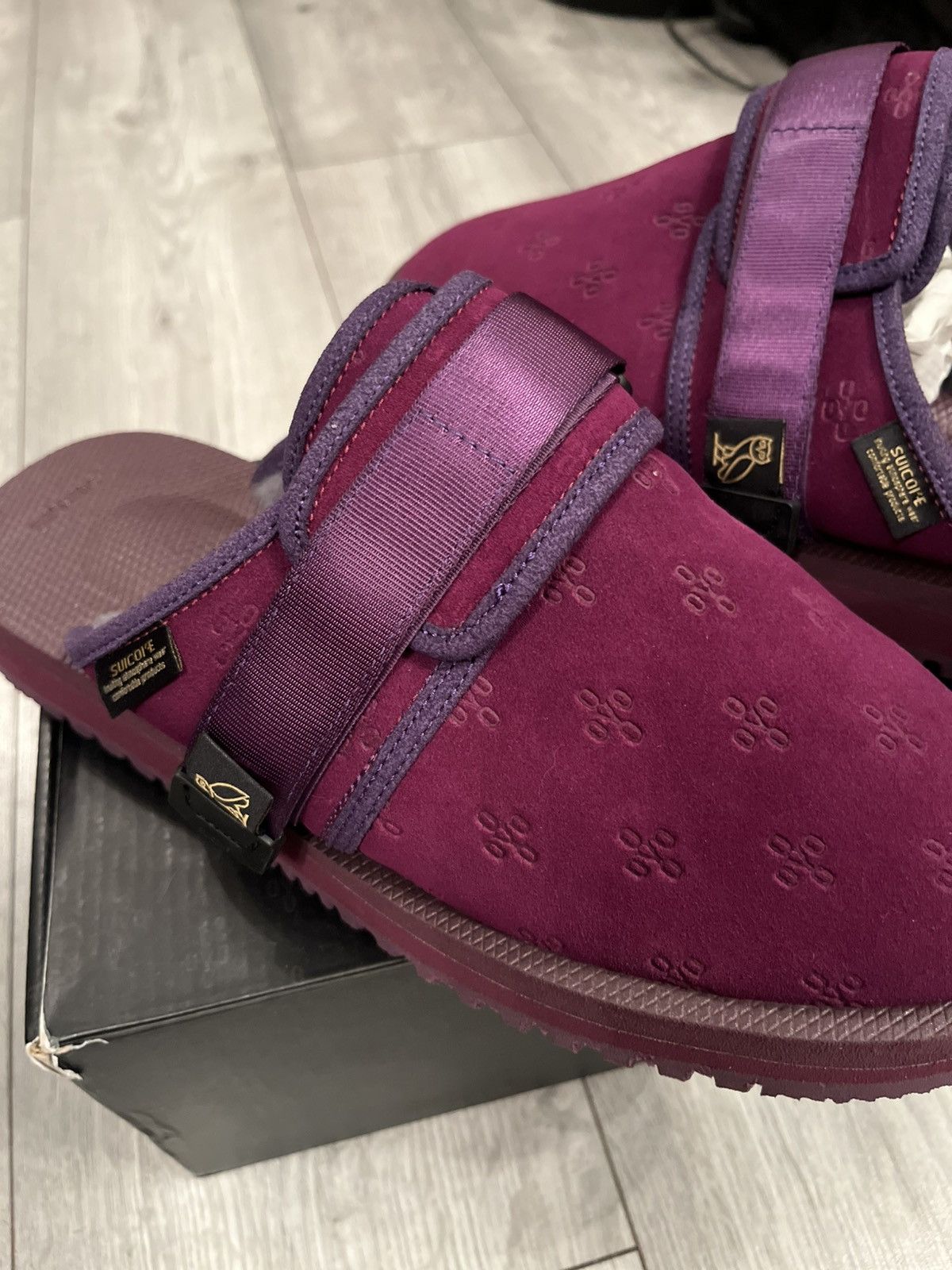Suicoke Suicoke x OVO Zavo-MabOVO Purple Slippers - Size 9 UK Size US 10 / EU 43 - 2 Thumbnail