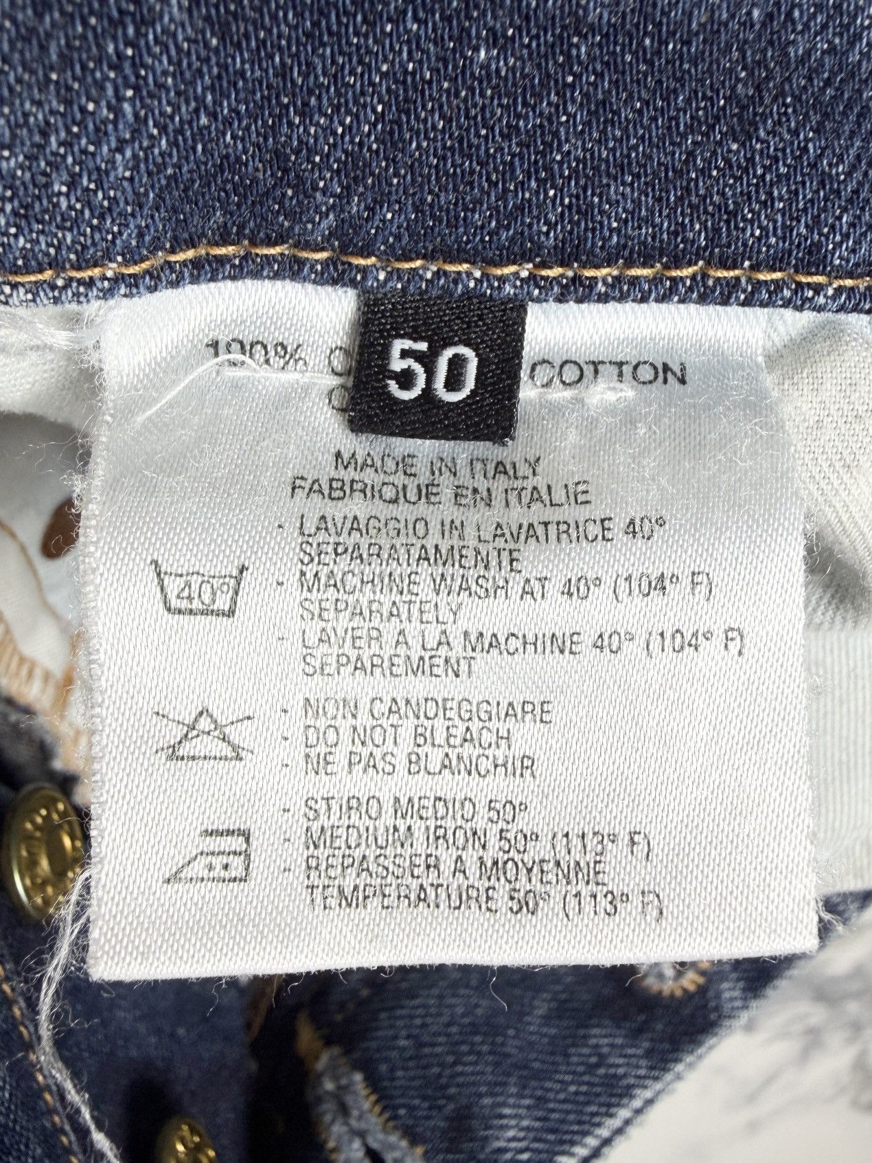 Gucci Gucci Tom Ford Vintage Web Baggy Faded Blue Denim Jeans Size US 34 / EU 50 - 6 Thumbnail