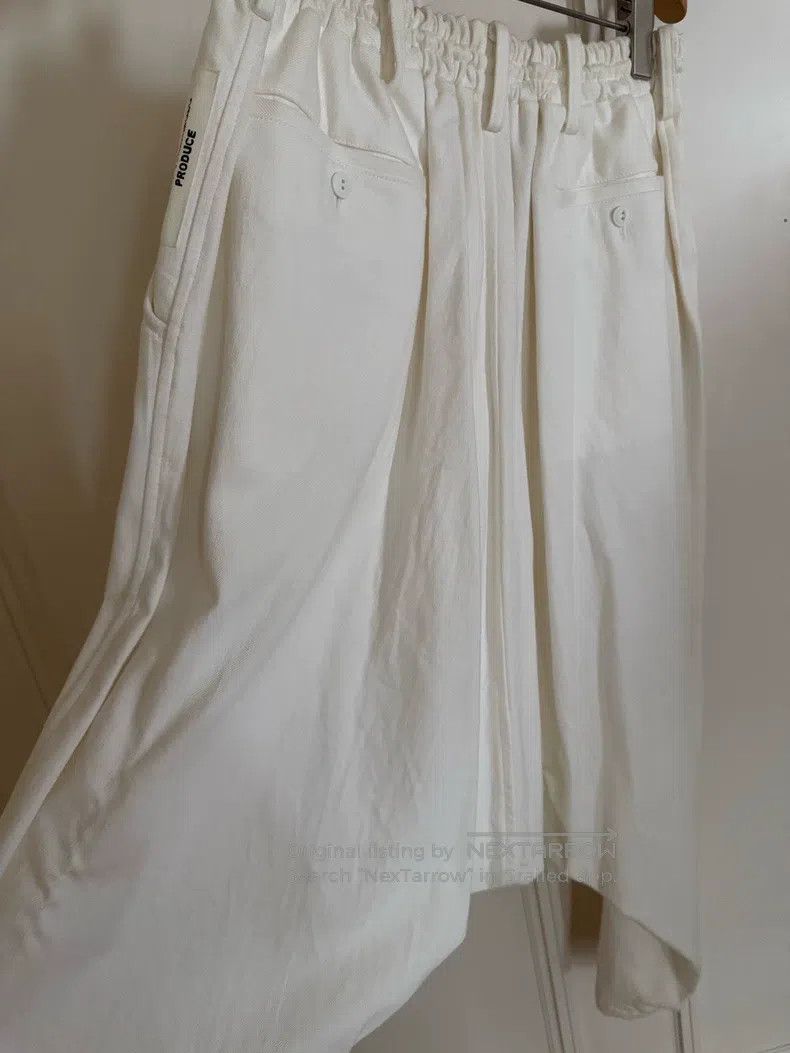 Yohji Yamamoto Yohji Yamamoto size 3 White hanging crotch pants Size US 30 / EU 46 - 3 Thumbnail