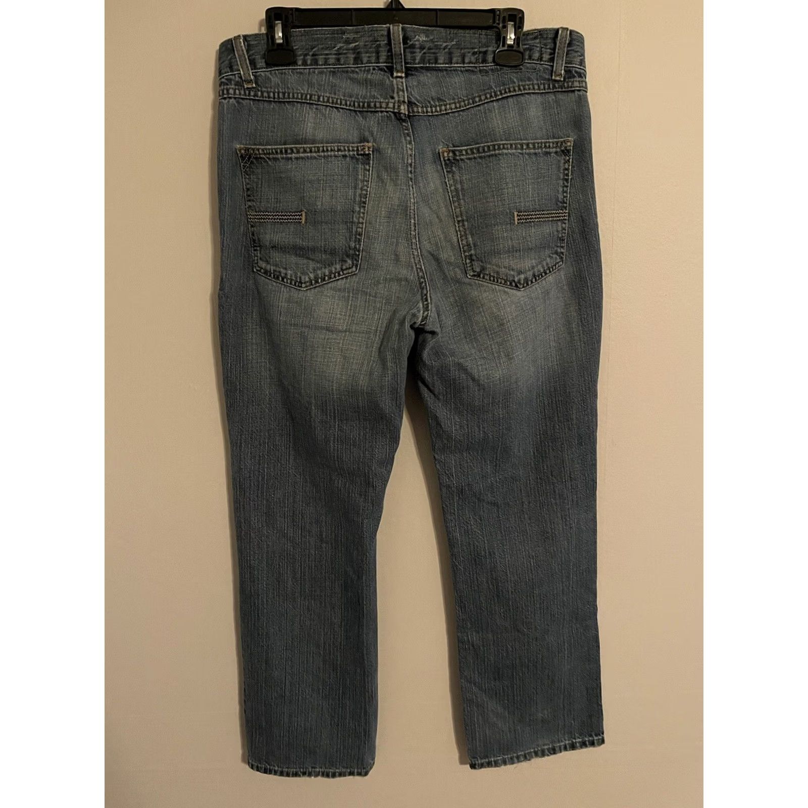 Calvin Klein Calvin Klein Jeans Straight Leg Medium Wash Denim Mens 32 (33x30) Size US 32 / EU 48 - 4 Thumbnail