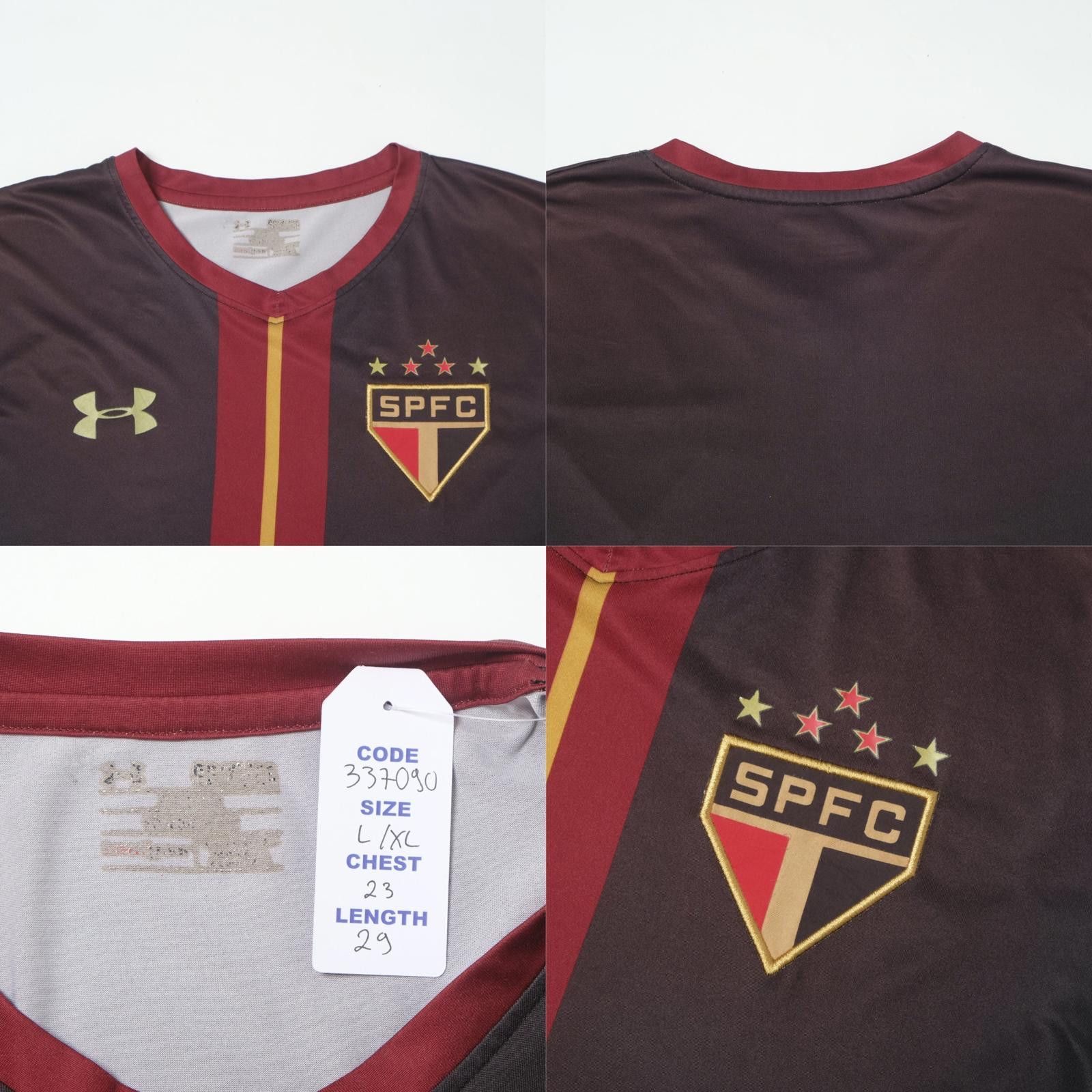 Under Armour 2015 Sao Paulo Goalkeeper Third Shirt (L/XL) Size US L / EU 52-54 / 3 - 4 Thumbnail