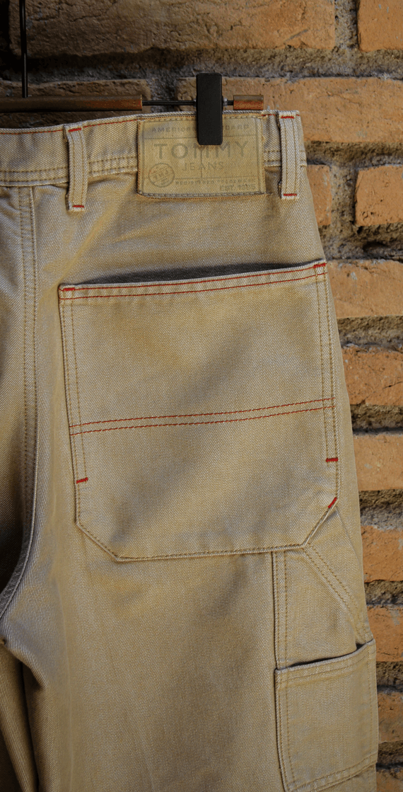 Tommy Hilfiger Tommy Jeans Vintage Style Carpenter Pants Relic Tan Size US 31 - 4 Thumbnail