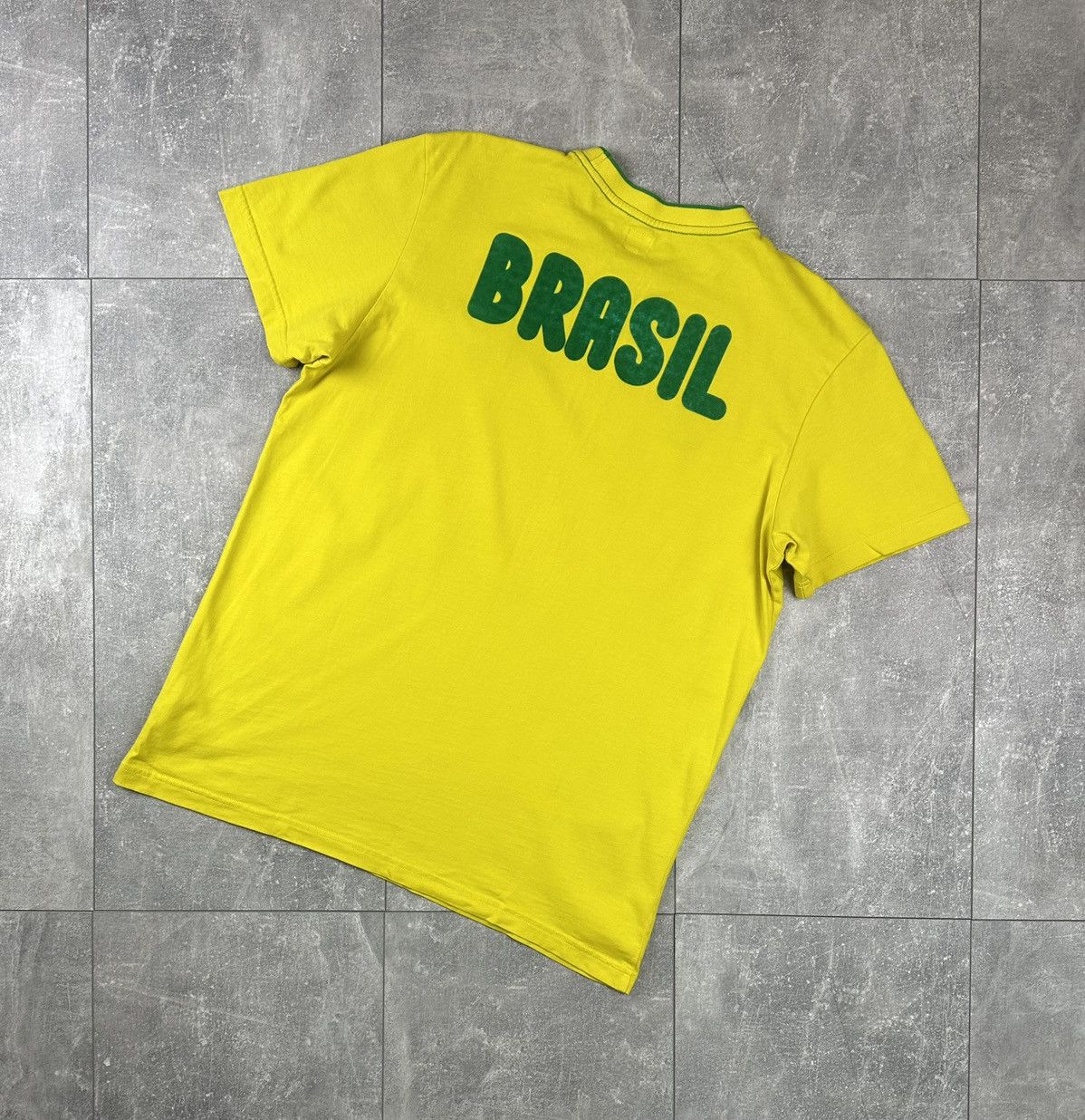Adidas Adidas Brazil National Team 2010 Soccer Cotton Shirt Size US L / EU 52-54 / 3 - 11 Thumbnail