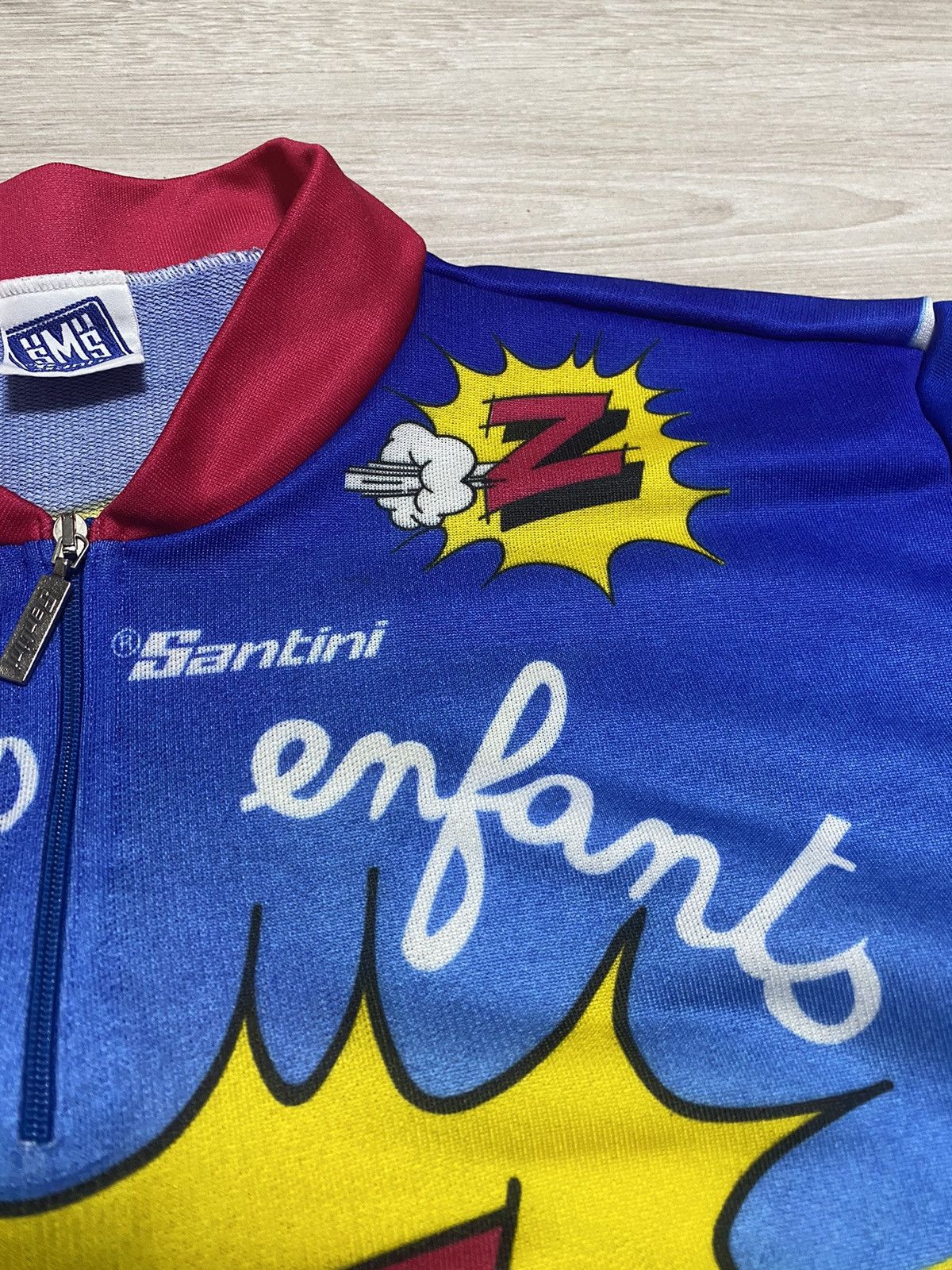 Vintage Santini Jersey Clothing Model Team Pro Tour Cycling Jersey Size US M / EU 48-50 / 2 - 6 Thumbnail