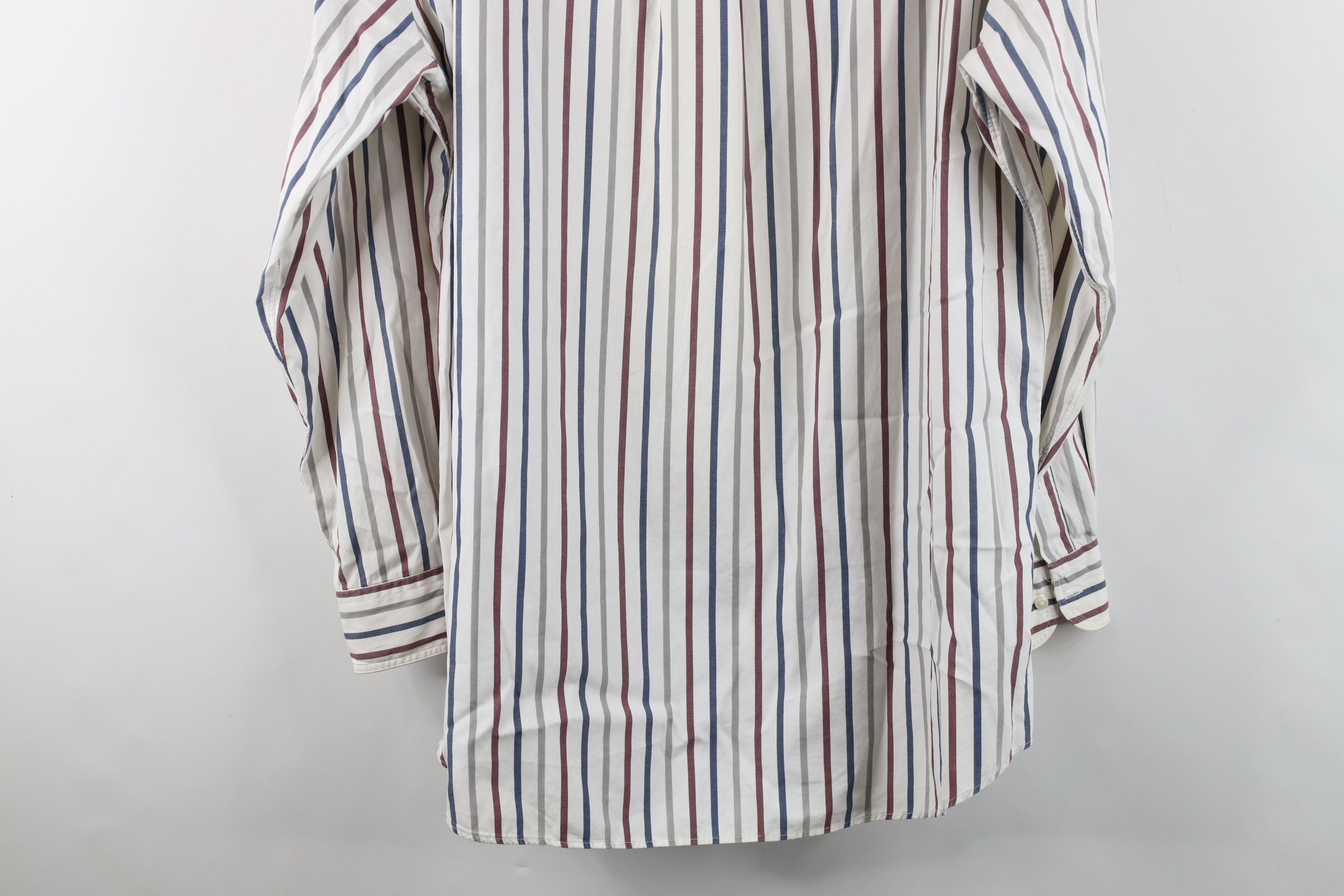 Vintage Vintage 90s Streetwear 2 Ply Pinpoint Button Down Shirt Size US M / EU 48-50 / 2 - 13 Thumbnail