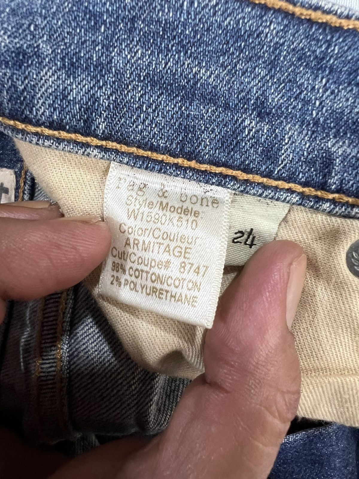 Rag & Bone 🔥Rag & Bone Distressed Denim Size 29" - 16 Thumbnail