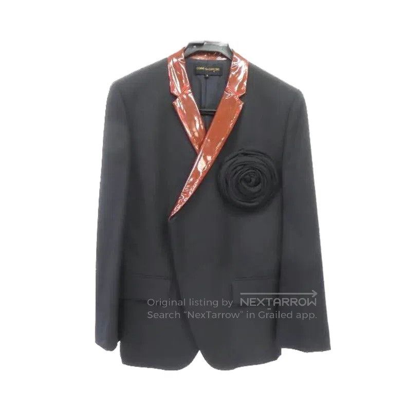 Comme des Garcons Comme Des Garcons Roses Collar Blazer Size S / US 4 / IT 40 - 2 Thumbnail