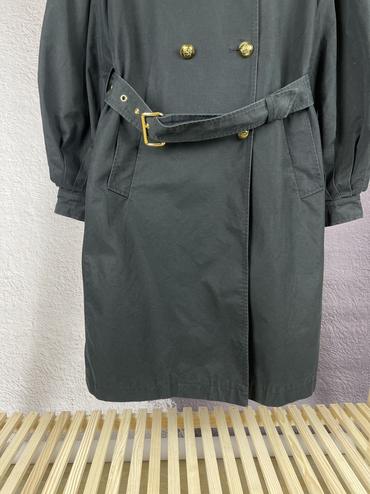 Dolce & Gabbana Dolce & Gabbana double-breasted cotton black coat women’s Size M / US 6-8 / IT 42-44 - 4 Thumbnail