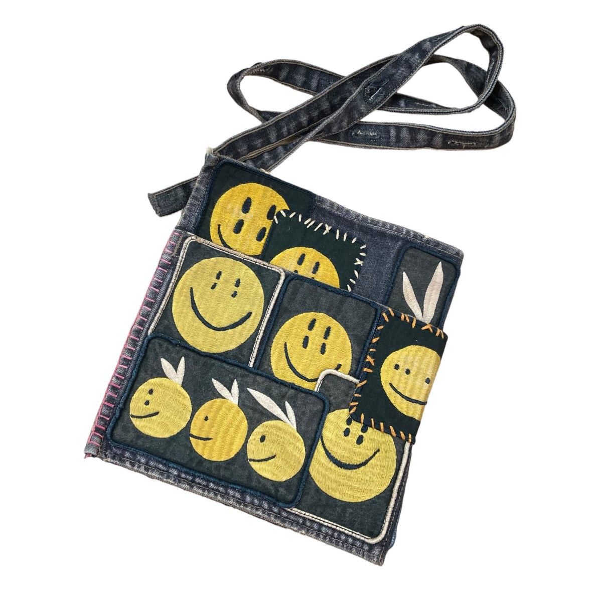 Kapital kapital Smile Embroydary Sakosh KR2304XG14 Size ONE SIZE - 1 Thumbnail