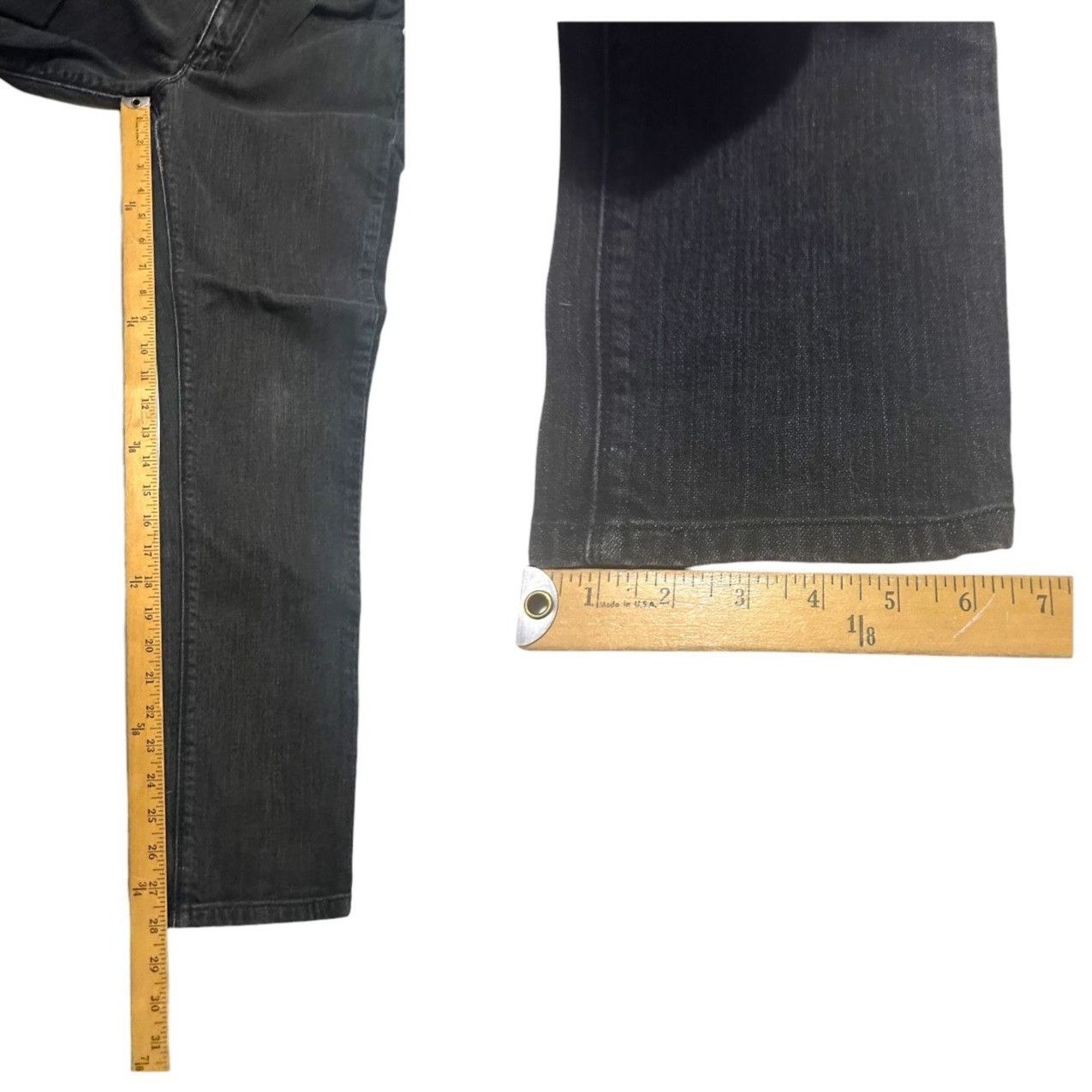 Other Vintage Imitation of Christ black denim Jeans, Size 31 Size 31" - 12 Thumbnail