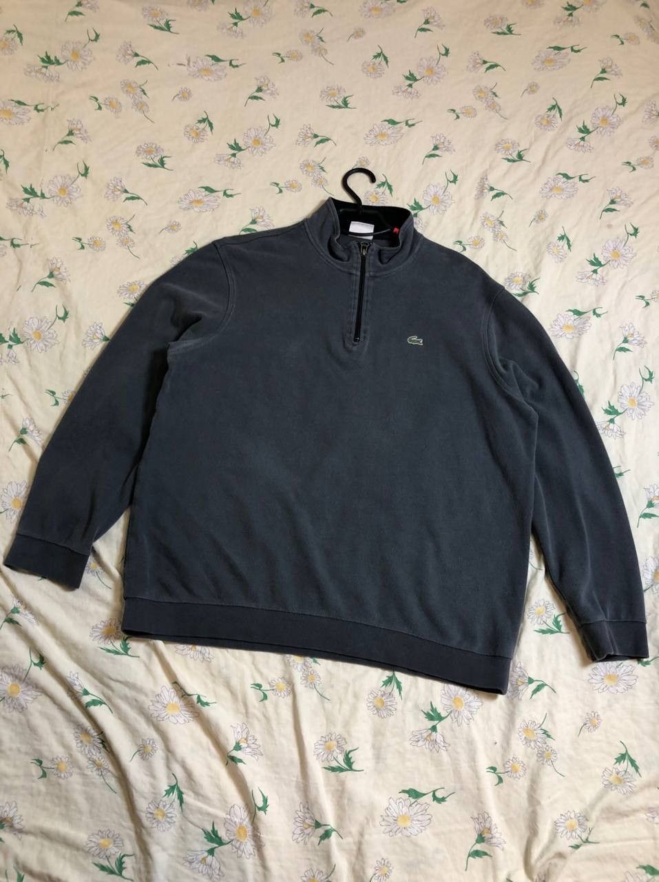 Lacoste Y2K Vintage Lacoste 1/4 zip sweatshirt streetwear Size US XL / EU 56 / 4 - 1 Thumbnail
