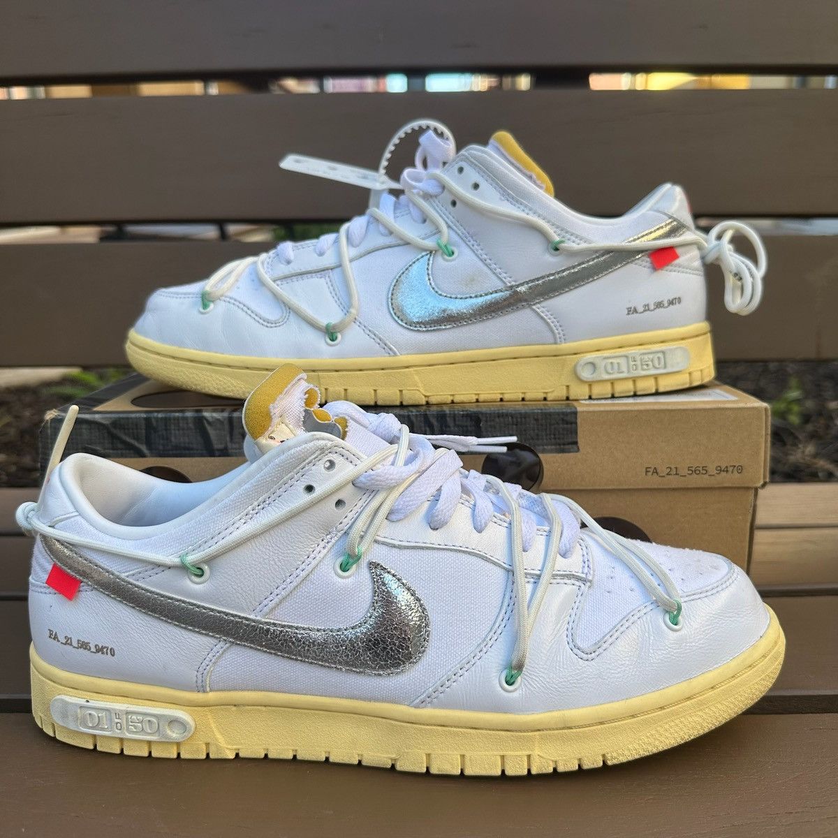 Nike Off White Virgil Abloh Size 12 Nike Off White x Dunk Low Lot 01 of 50 Grailed