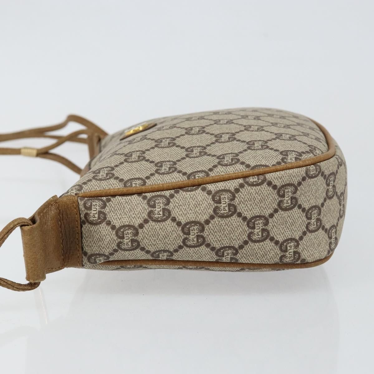 Gucci GUCCI GG Plus Canvas Shoulder Bag Pvc Leather Beige Size ONE SIZE - 5 Thumbnail