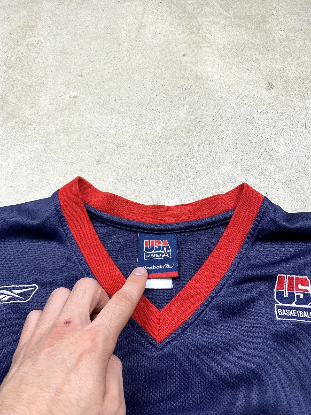 NBA × Reebok × Vintage Vintage 2000’s Reebok Allen Iverson USA Basketball Jersey Size US M / EU 48-50 / 2 - 7 Thumbnail