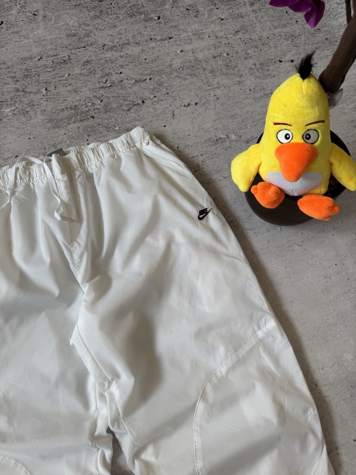 Nike × Vintage NIKE NYLON VINTAGE Y2K OVERSIZE BAGGY FIT PANTS SWEATPANTS Size US 34 / EU 50 - 4 Thumbnail