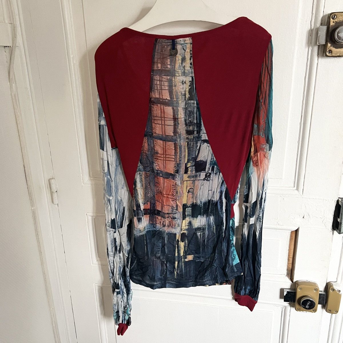 Japanese Brand × Vintage Y2K Save the Queen Mesh Top blouse like jpg cdg 00s Size ONE SIZE - 4 Thumbnail
