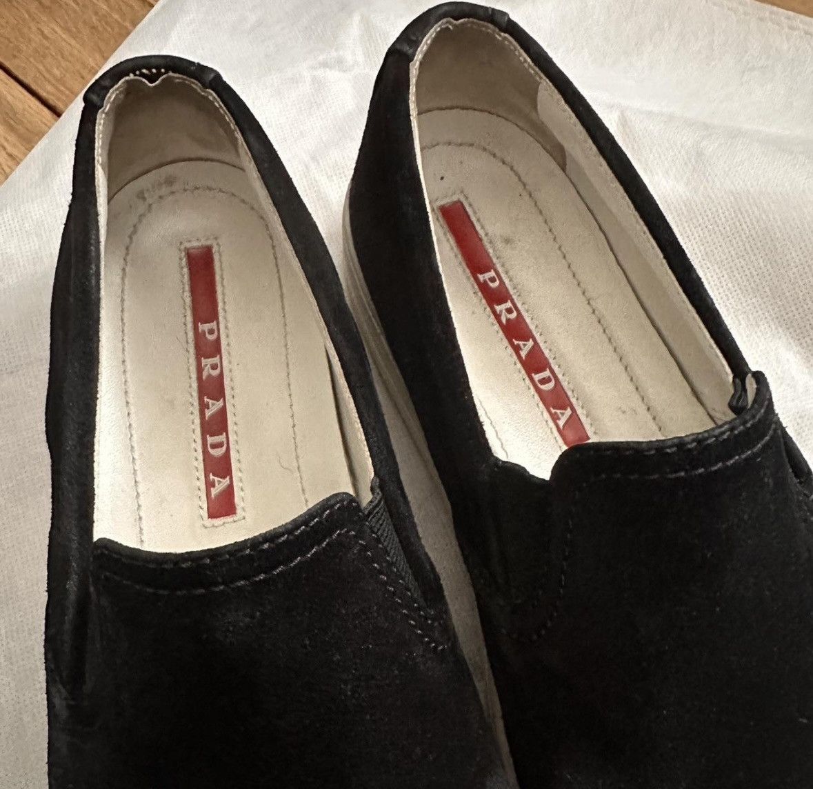 Prada Prada sport suede shoes Size US 7.5 / IT 37.5 - 3 Thumbnail