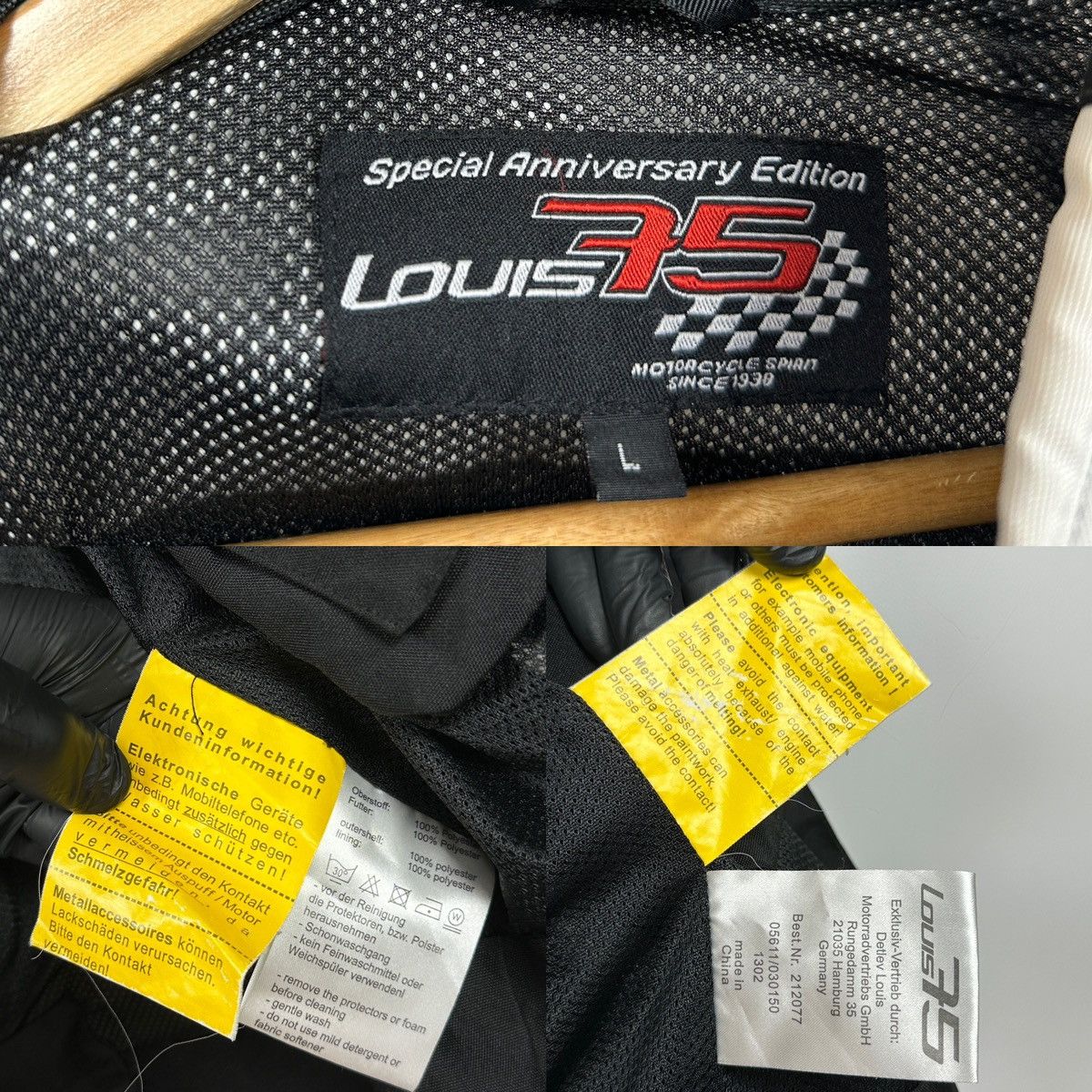 Vintage Vintage Bridgestone Louis 75 Motorcycle Racing Jacket Size US L / EU 52-54 / 3 - 25 Thumbnail