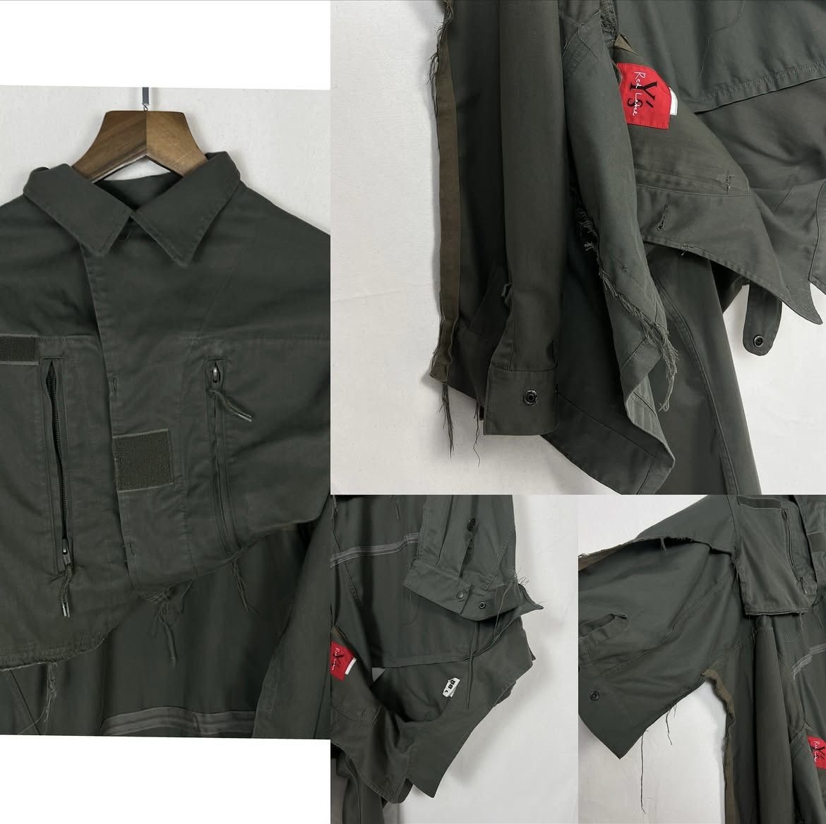 Yohji Yamamoto Yohji Yamamoto Y'S RED LABEL Deconstructed Military Coat Size US M / EU 48-50 / 2 - 13 Thumbnail