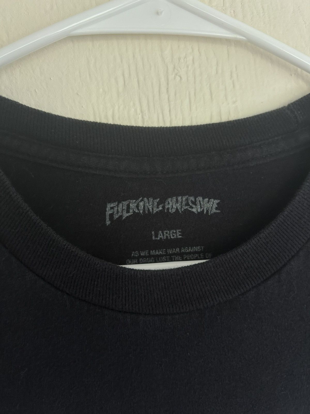 Fucking Awesome Fucking Awesome Logo Black T-shirt Size US L / EU 52-54 / 3 - 3 Thumbnail
