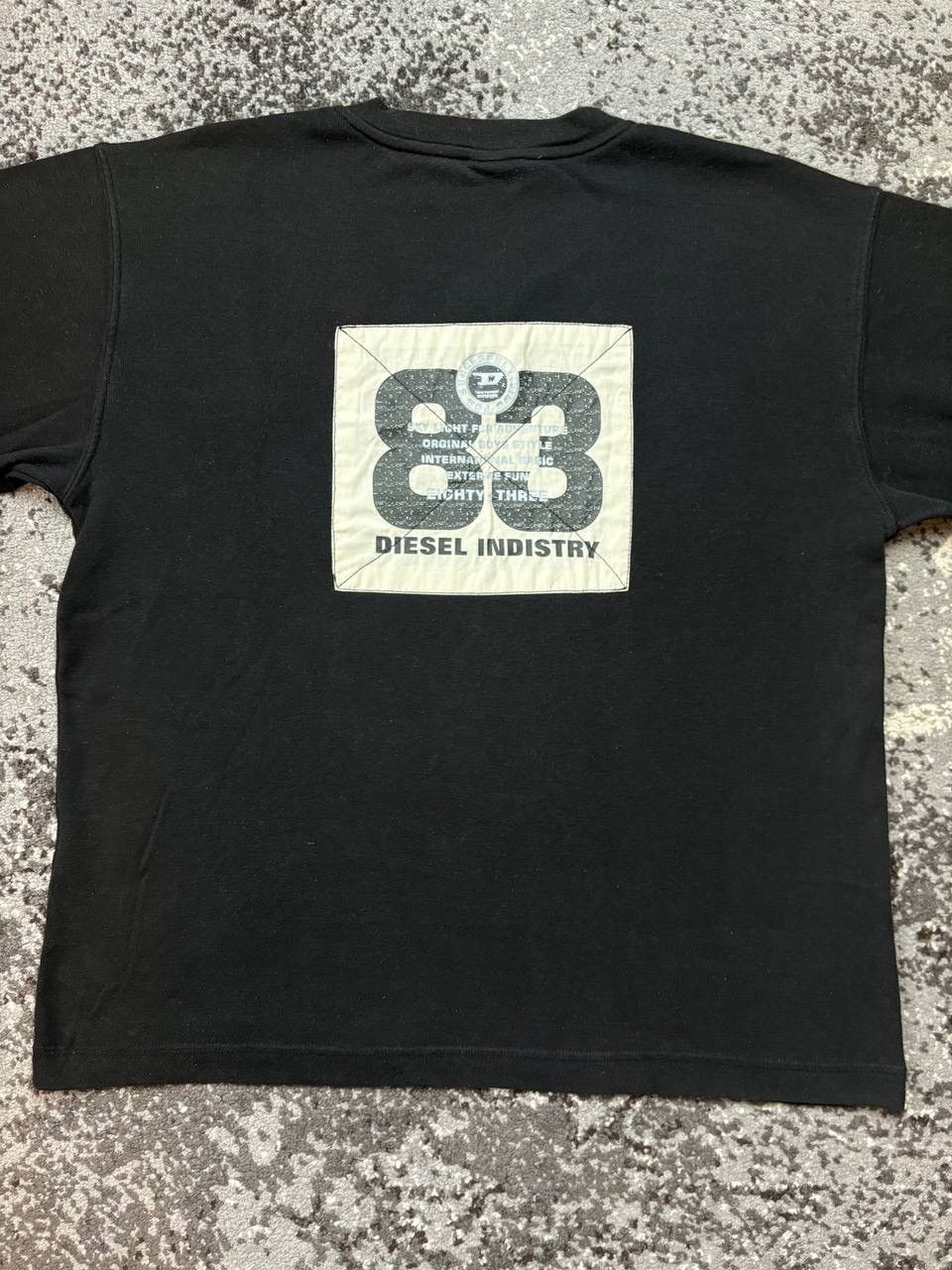 Diesel × Japanese Brand × Vintage Vintage Y2K Diesel Indistry 83 Stripe Embroidered Sweatshirt Size US XL / EU 56 / 4 - 9 Thumbnail