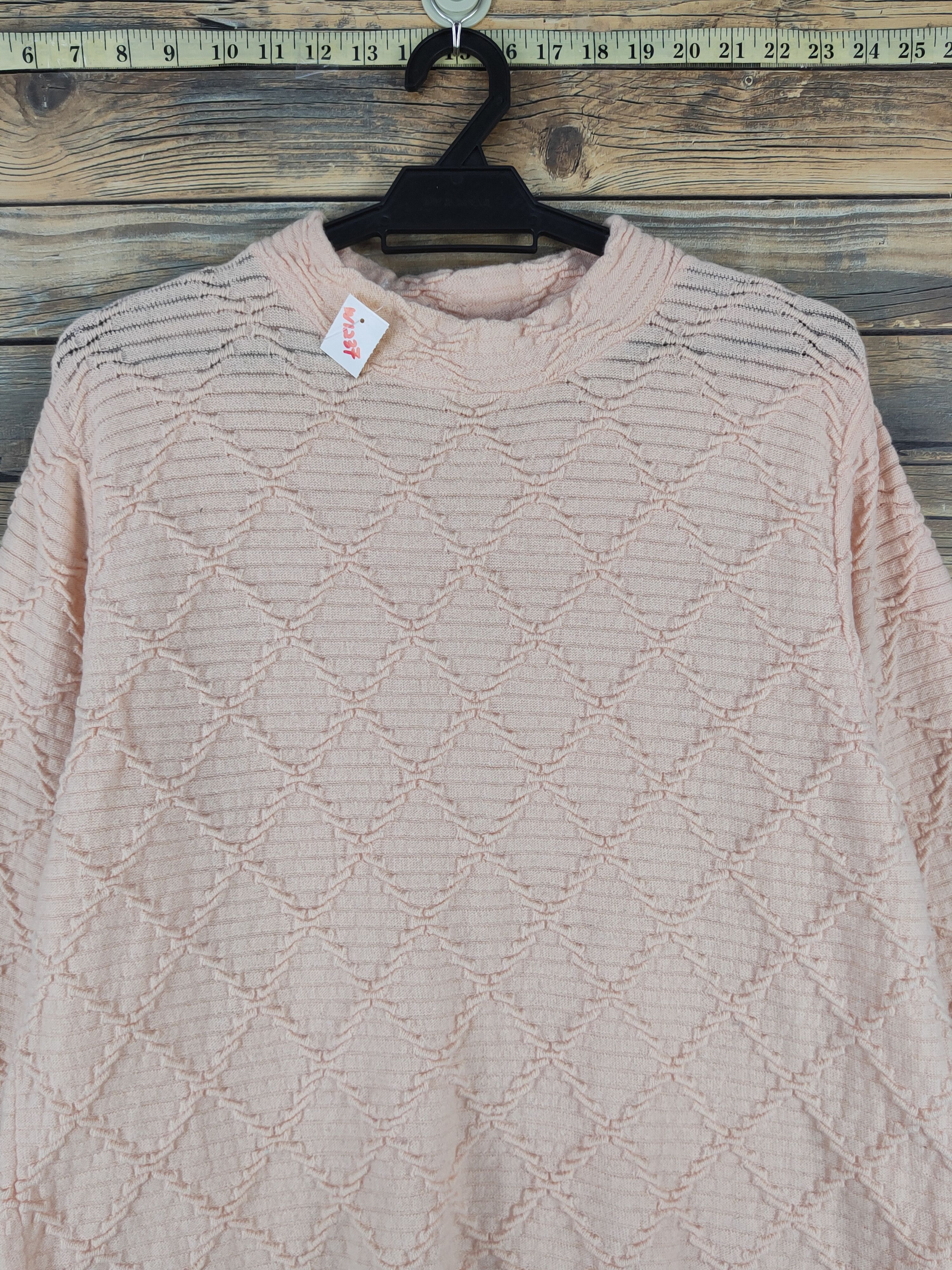 Homespun Knitwear Japanese Brand Peach Knitwear Sweatshirts #W1237 Size M / US 6-8 / IT 42-44 - 2 Thumbnail