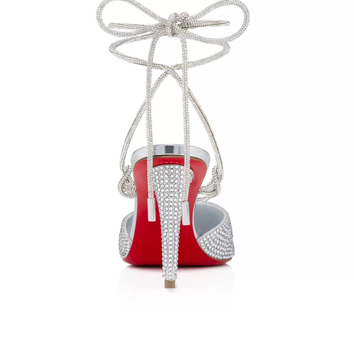 Christian Louboutin o1s1wg111024 Astrid Lace Strass Pumps in Silver Size US 6 / IT 36 - 6 Thumbnail