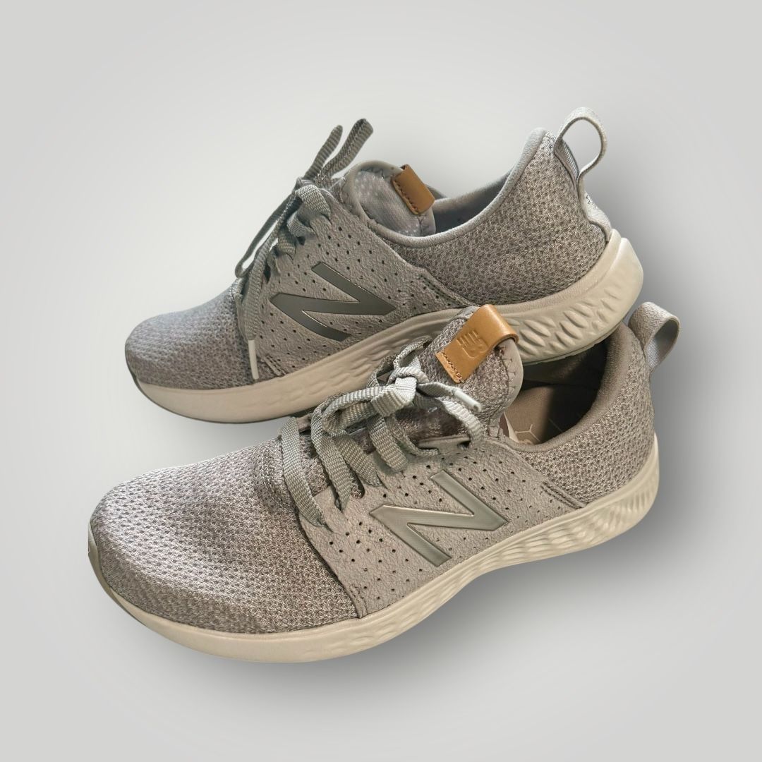 New Balance New Balance Womens Fresh Foam Cruz WCRUZOG Gray Running Shoe Size US 8 / IT 38 - 3 Thumbnail
