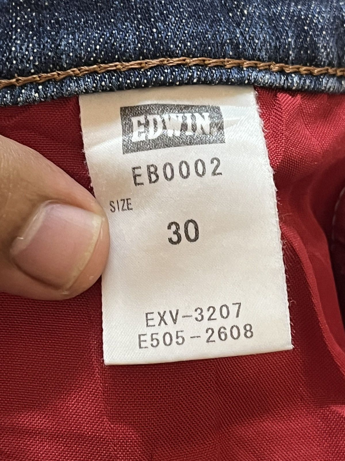 Edwin Vintage Edwin Blue Trip Twisted Leg Denim Size US 32 / EU 48 - 11 Thumbnail