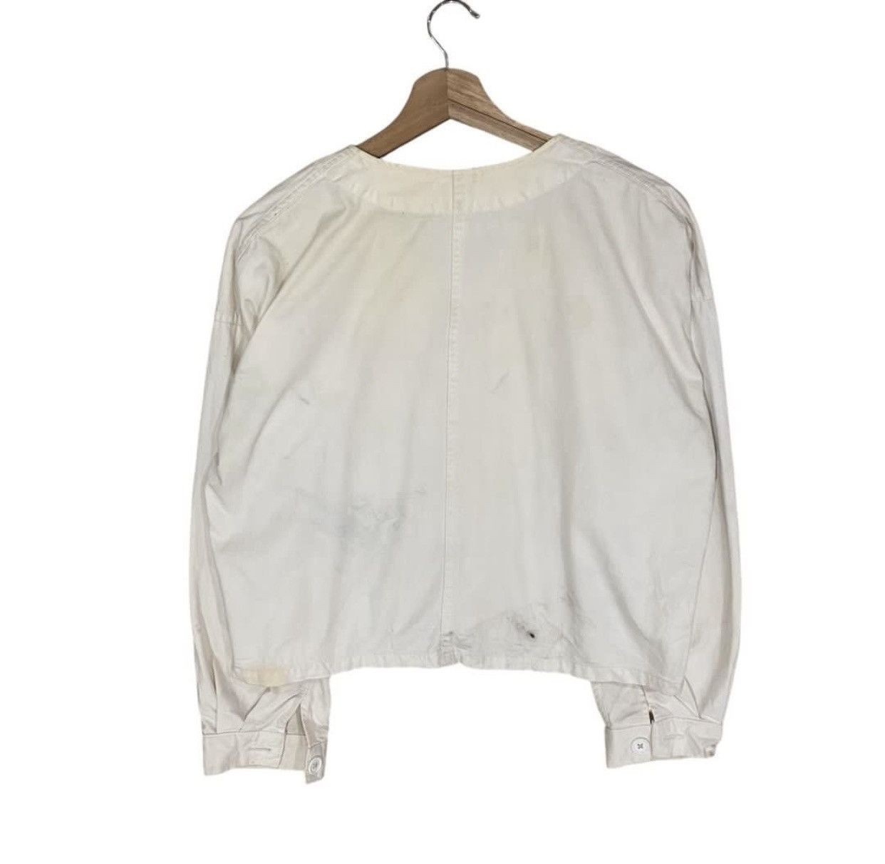 Lee ☀️VINTAGES LEE WORKWEAR CANVAS CROP JACKET Size US S / EU 44-46 / 1 - 6 Thumbnail