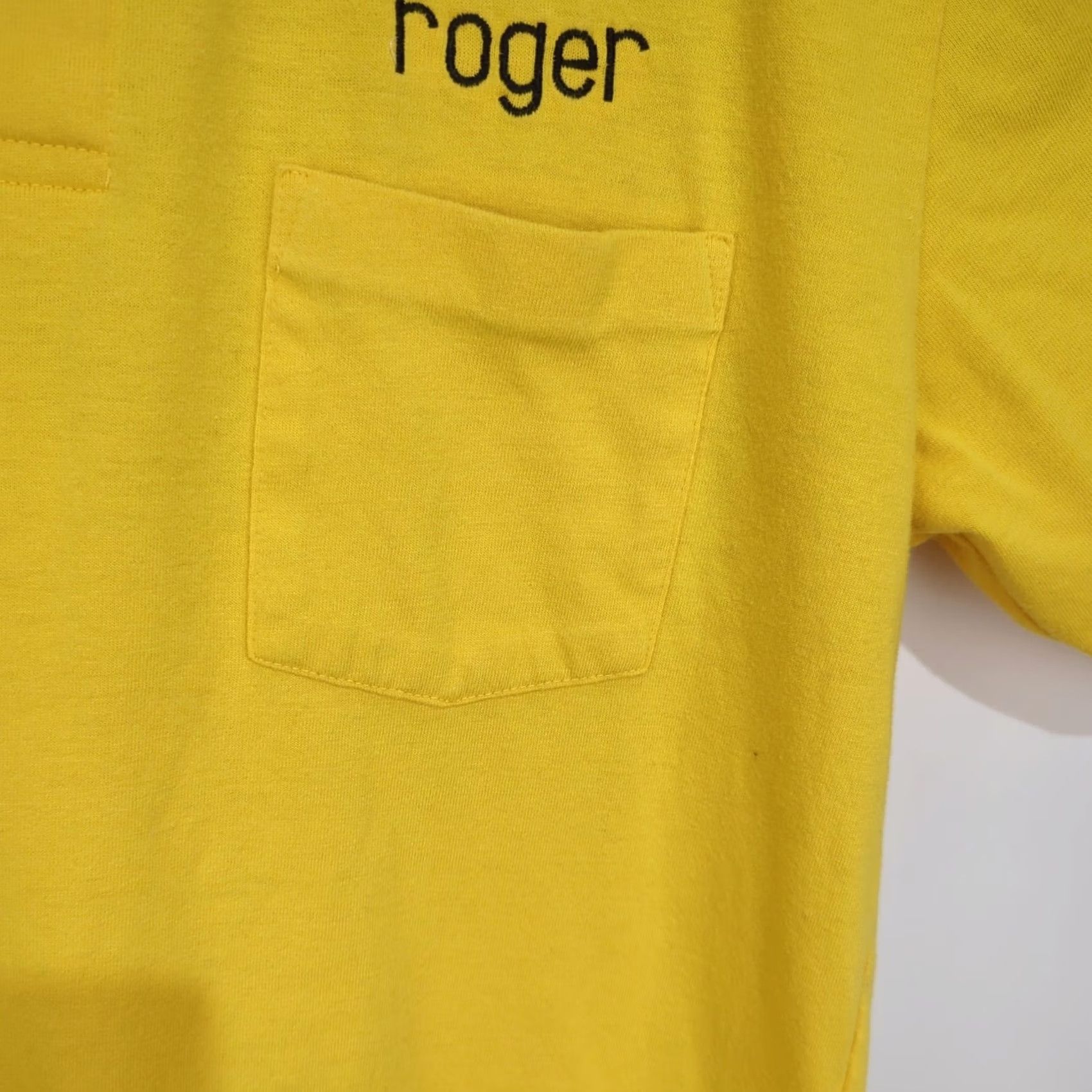 Vintage VINTAGE Outer Banks Polo Shirt Men L Yellow 90s Racing Embroidered Logo Solid Short Sleeve Size US L / EU 52-54 / 3 - 6 Thumbnail
