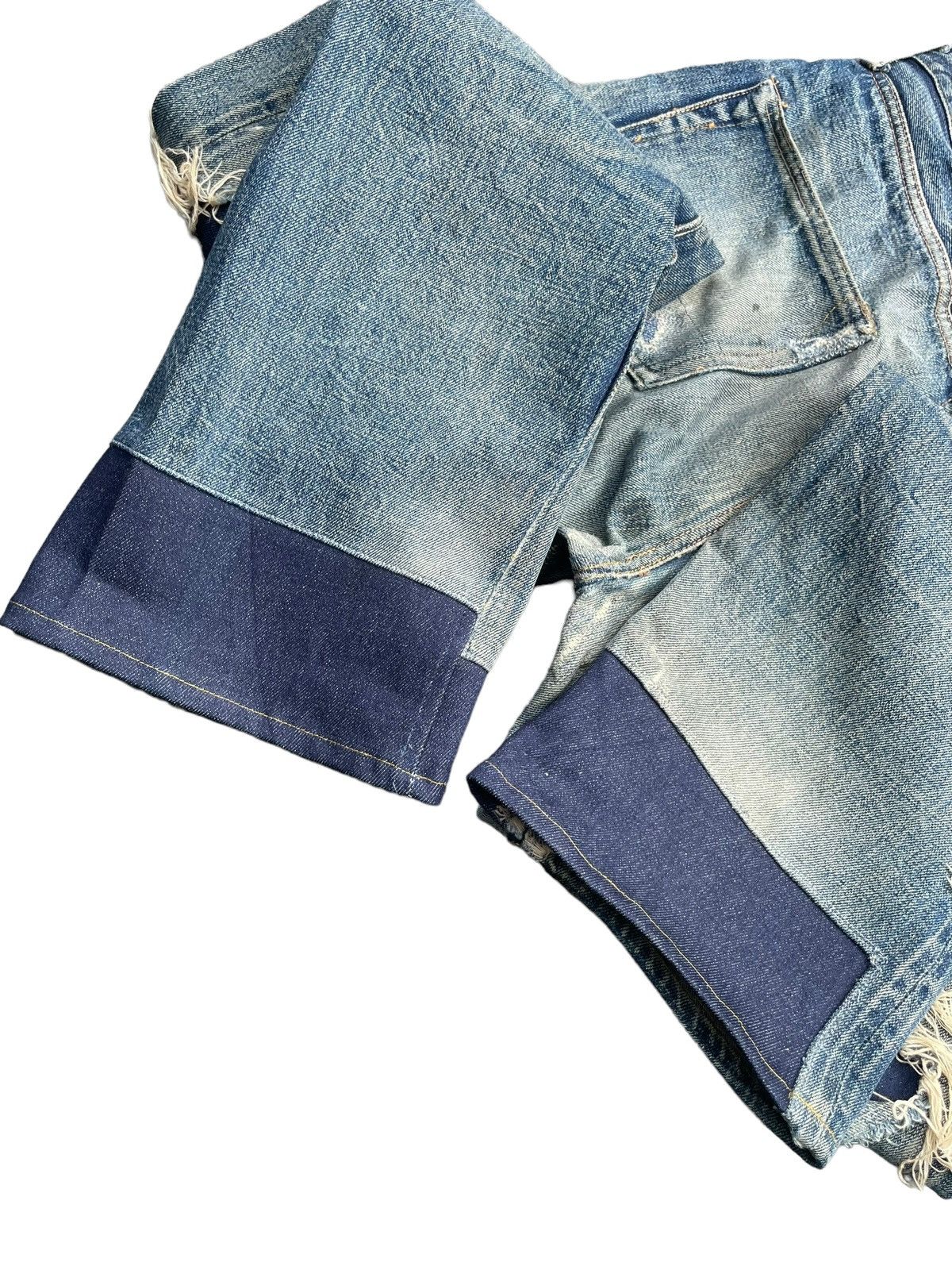 Denime × Vintage Vintage Denime Selvedge Distresed Denim Size US 32 / EU 48 - 13 Thumbnail