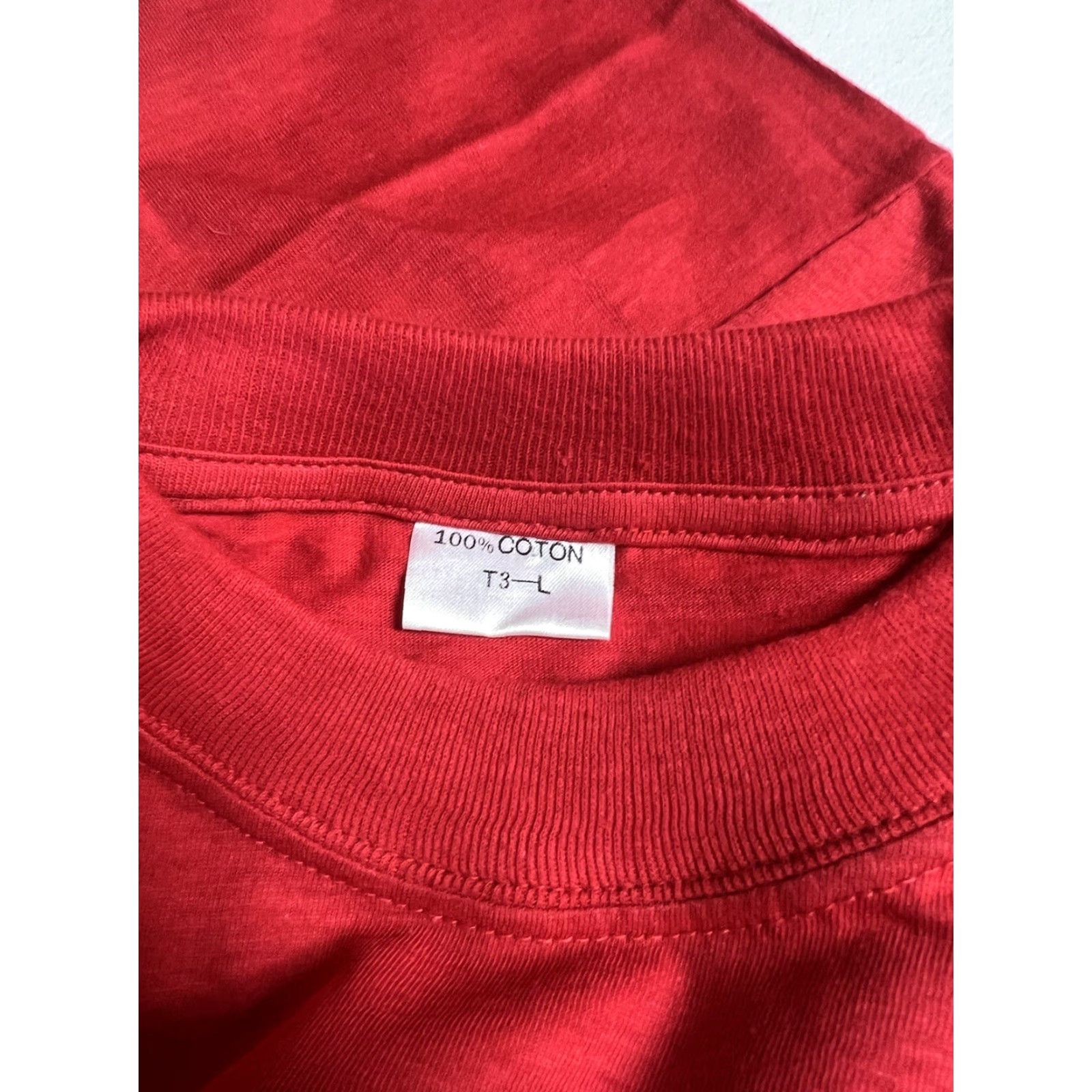 Vintage VINTAGE Single Stitch T-Shirt Red L Mountains Cotton Unisex Adults Stitch Large NOS Comfortable Travel Size US L / EU 52-54 / 3 - 5 Thumbnail