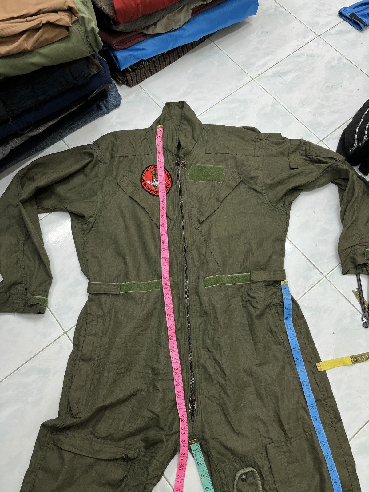 Vintage 🔥🔥🔥STEAL VTG FIFTH FLIGHT ARMY DETACHMENT FLYERS COVERALL Size US 40 / EU 56 - 18 Thumbnail