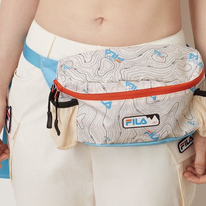 Fila FILA Trail Topographical Design Fanny Pack Size ONE SIZE - 12 Thumbnail