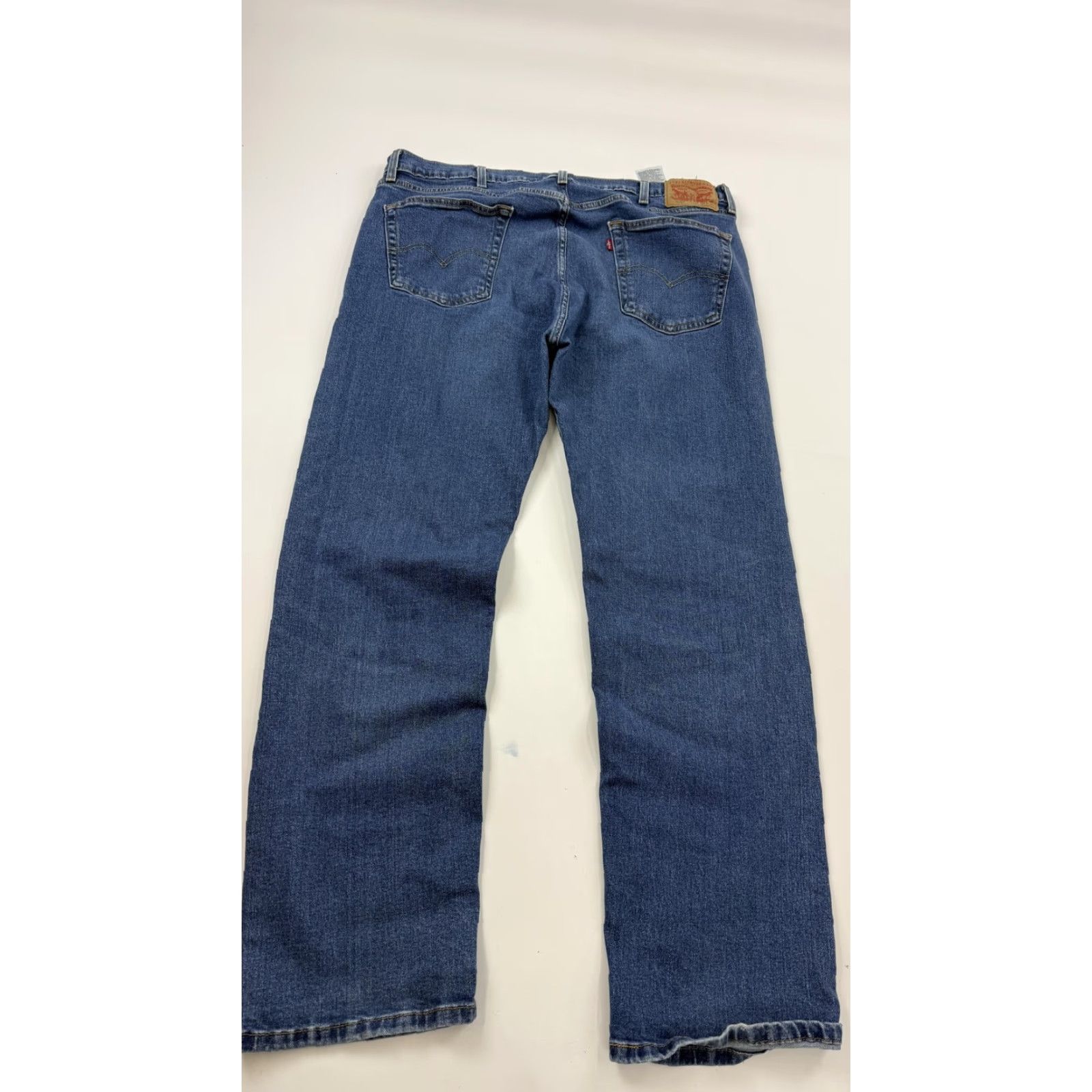 Levi's Levi's Jeans Mens 40x32 Blue Denim Straight Leg Medium Wash Zip Fly 00505 Size US 40 / EU 56 - 6 Thumbnail
