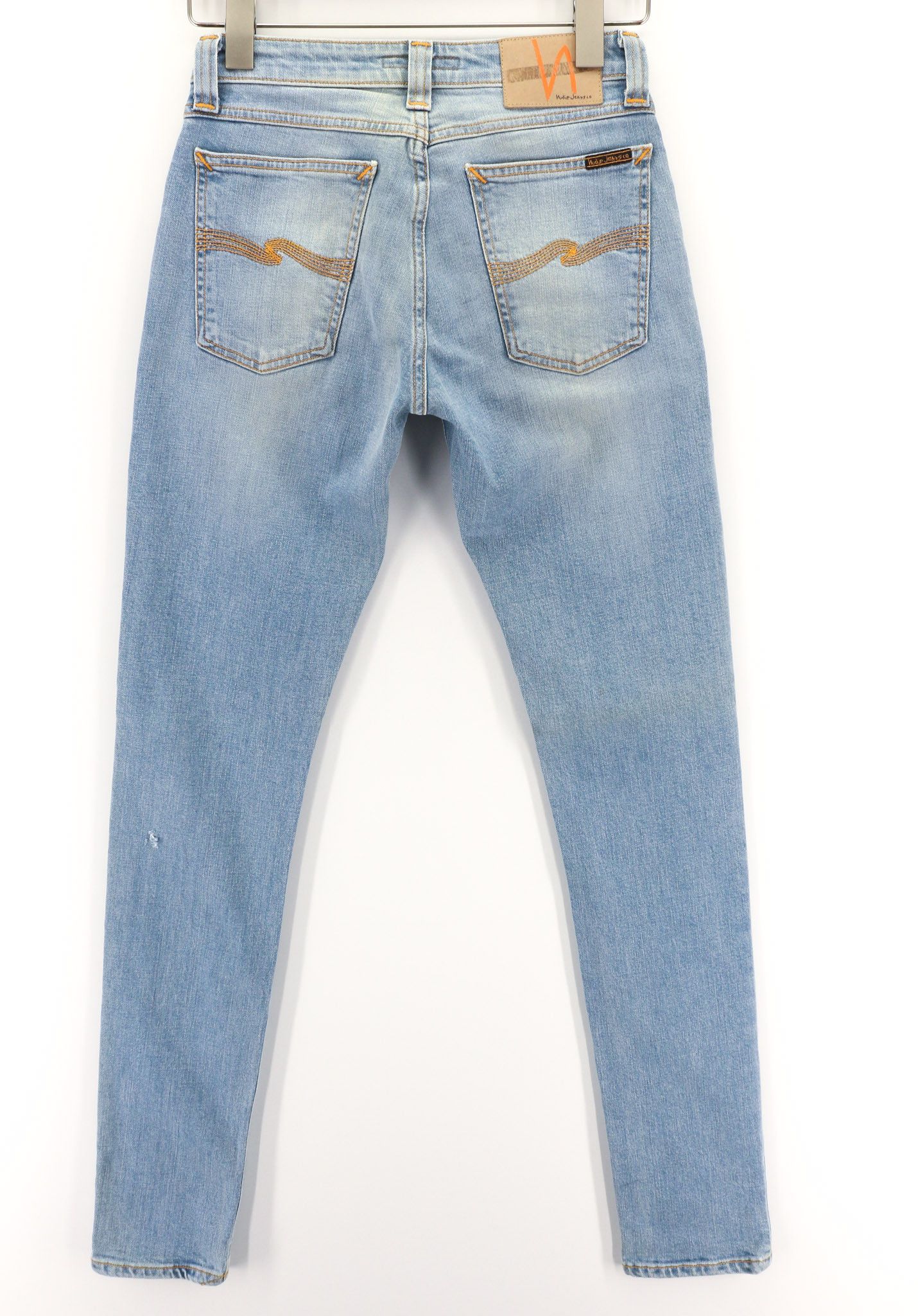 Nudie Jeans SKINNY LIN BLONDE ORANGE W28/L34 Organic Cotton Jeans 80448 Size US 28 / EU 44 - 2 Thumbnail