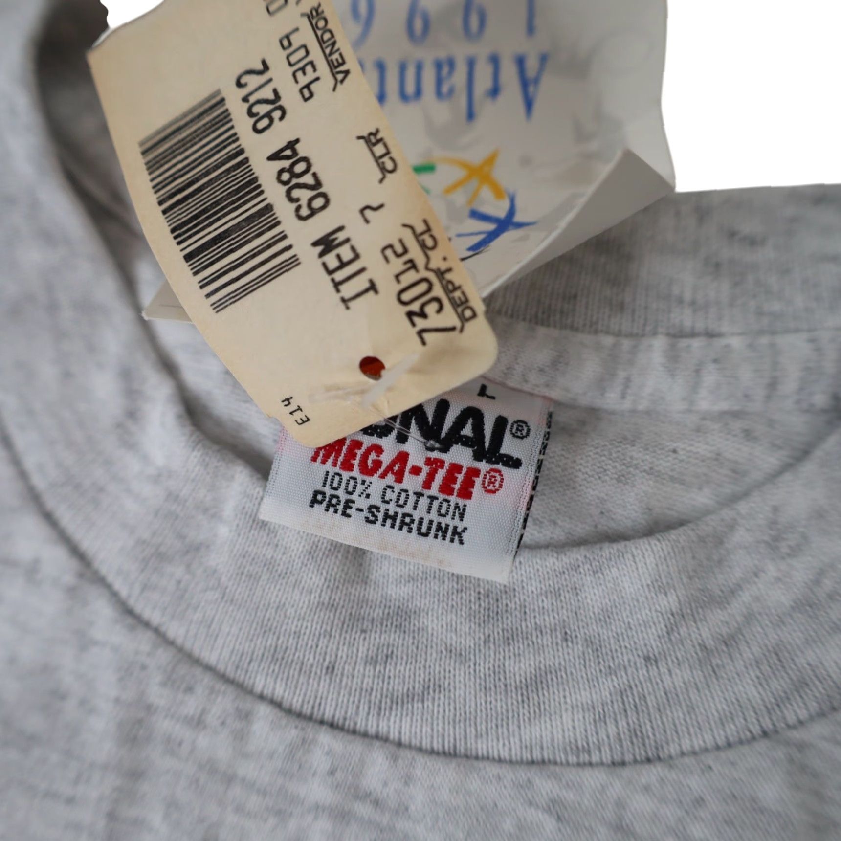 Vintage VINTAGE NWT 1996 Atlanta Olympics Graphic T Shirt Size US L / EU 52-54 / 3 - 6 Thumbnail