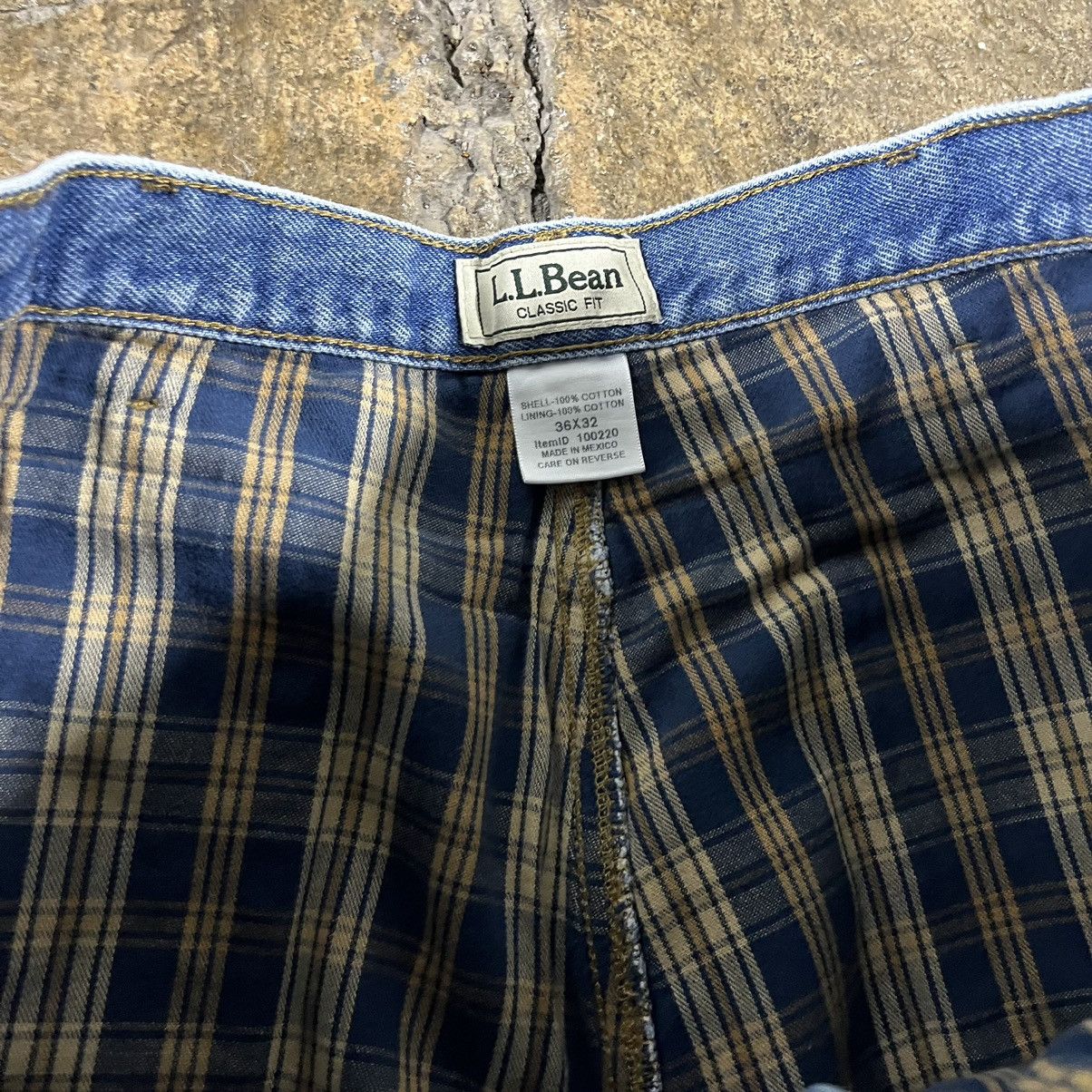 Carhartt × L.L. Bean × Vintage Crazy Vintage LL Bean Flannel Lined Carhartt Style Jeans Size US 36 / EU 52 - 11 Thumbnail