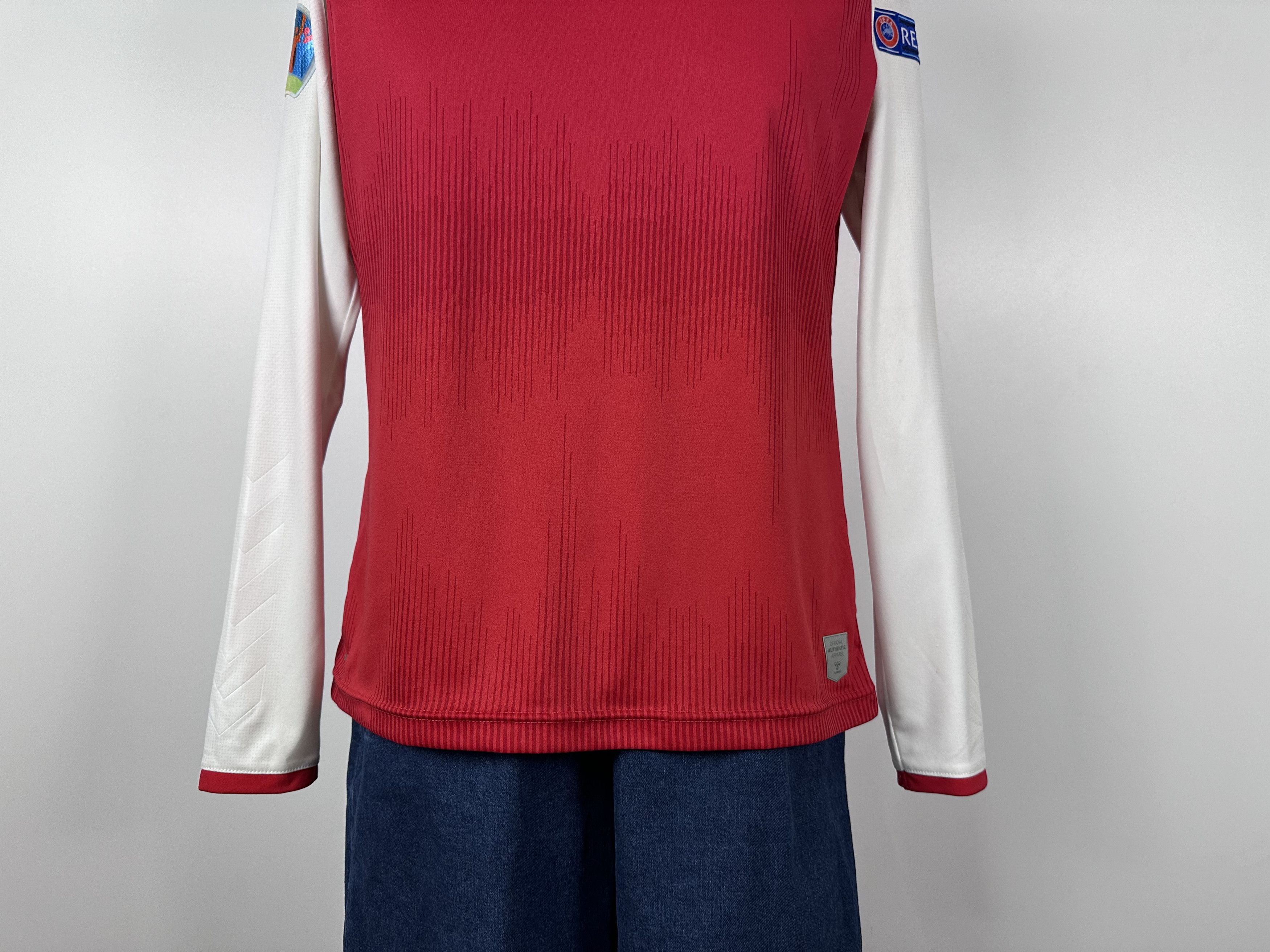 Hummel DENMARK 2021 LONG SLEEVE FOOTBALL SHIRT SOCCER JERSEY HUMMEL Size US M / EU 48-50 / 2 - 5 Thumbnail