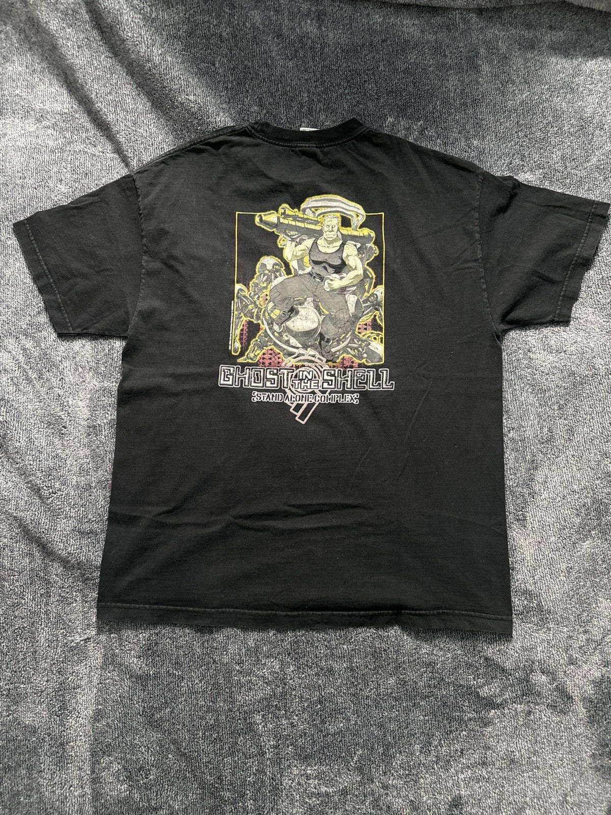 image of Anima x Movie Vintage Ghost In The Shell Stand Alone Complex Tee in Black, Men's (Size XL)