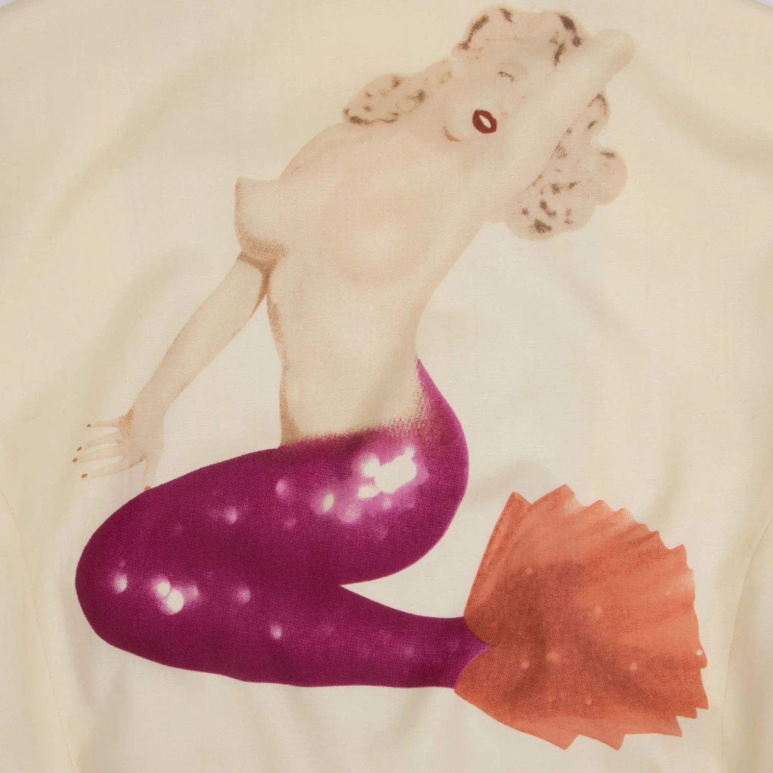 Yohji Yamamoto Yohji Yamamoto Mermaid Print Jacket Size US M / EU 48-50 / 2 - 6 Thumbnail