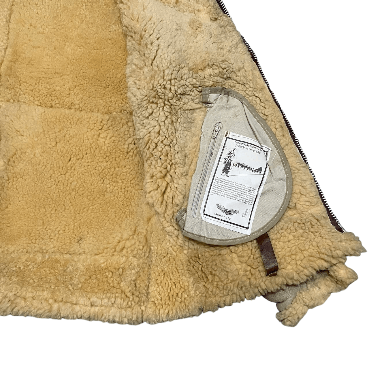 Avirex Vintage Avirex Sheepskin Coat Shearling Leather Jacket B3 Size US M / EU 48-50 / 2 - 8 Thumbnail