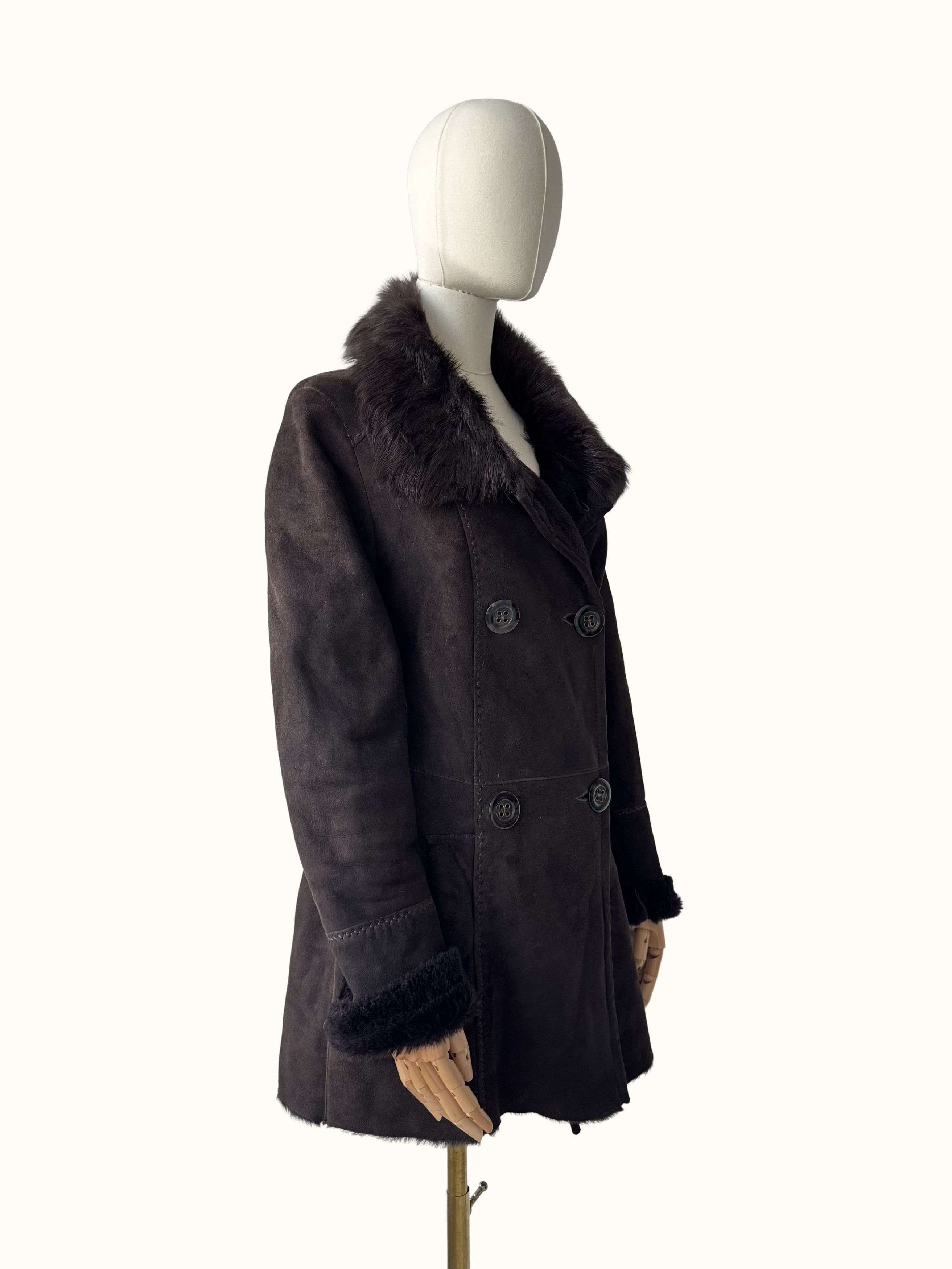 Vintage Vintage Real Lambskin Coat (B550) Size S / US 4 / IT 40 - 2 Thumbnail