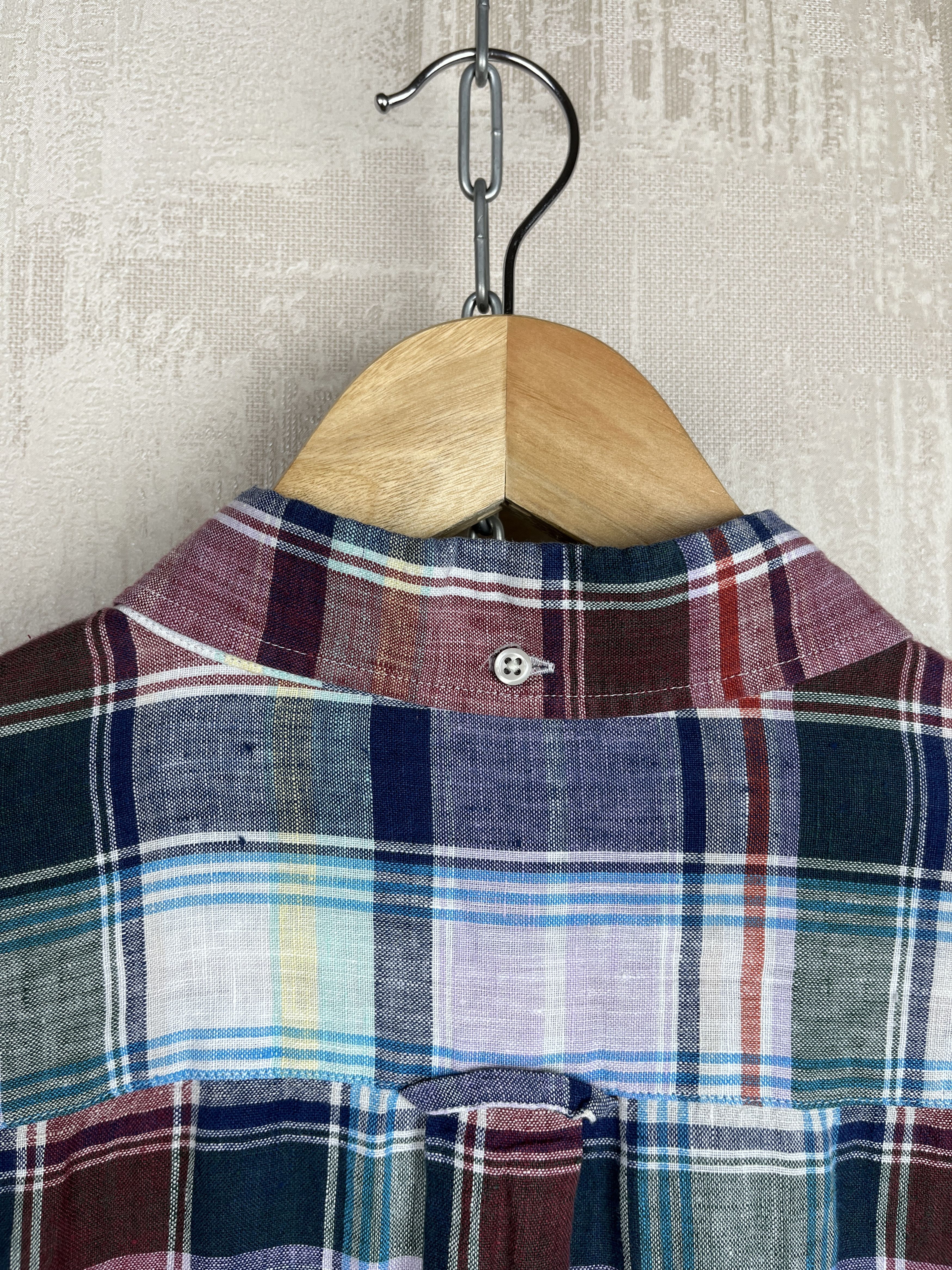 Gant Gant Linen Plaid Check Long Sleeve Shirt Button Down Size US L / EU 52-54 / 3 - 15 Thumbnail