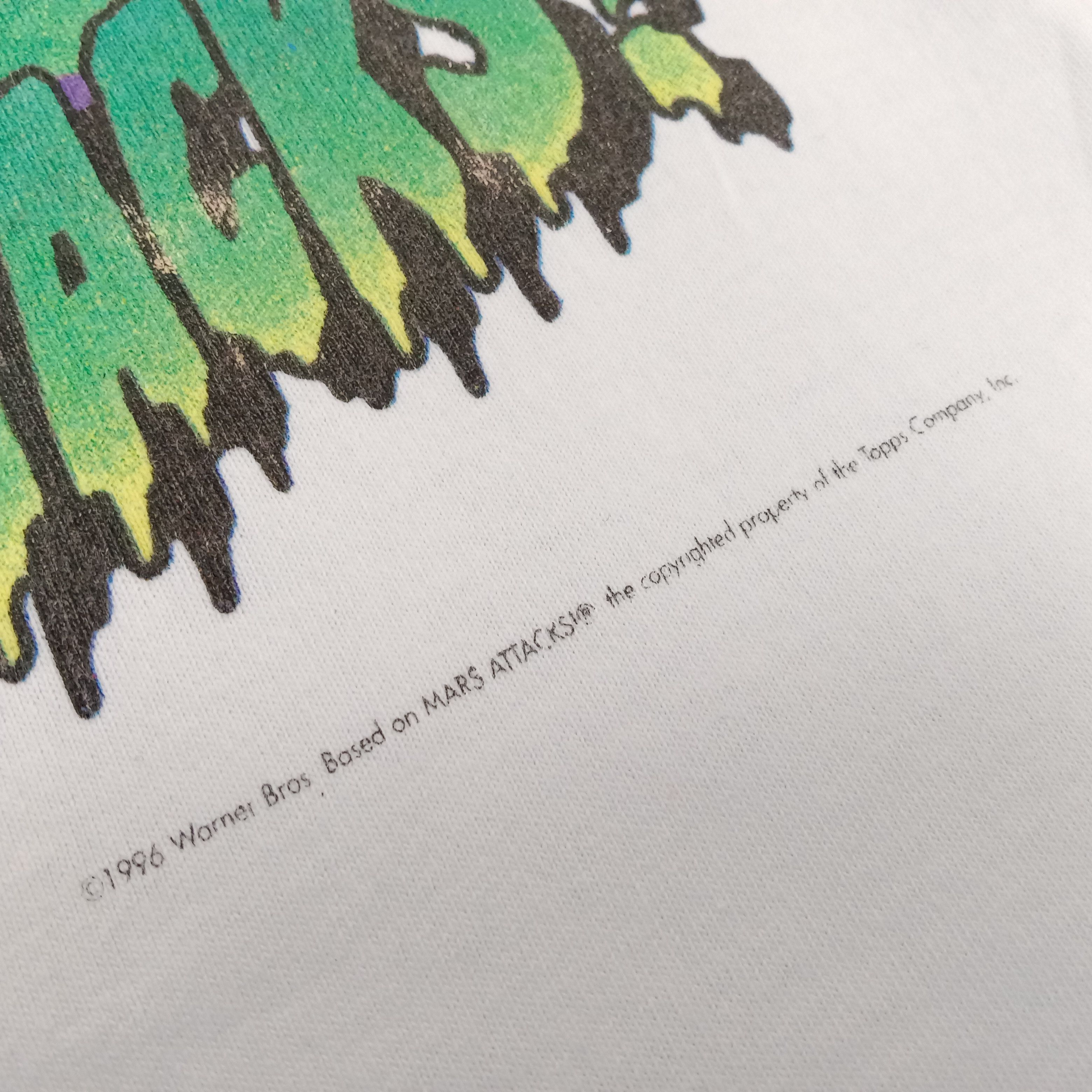 Vintage Mars Attack The Movie Center Design Vintage Tshirt Size US S / EU 44-46 / 1 - 3 Thumbnail