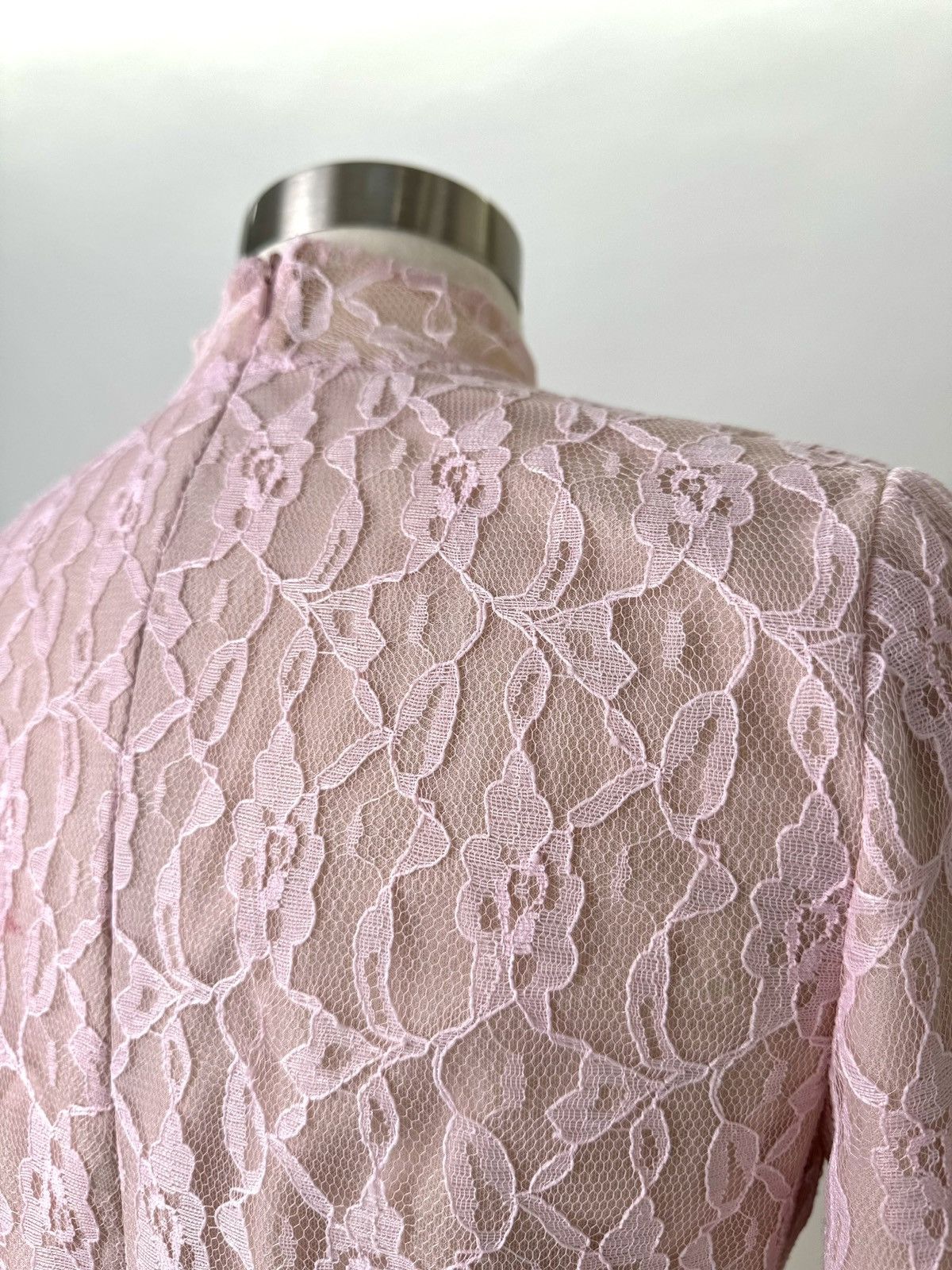 Other Preloved US 8 Anna Augusta Pink Lace Maxi Evening Dress Size M / US 6-8 / IT 42-44 - 8 Thumbnail