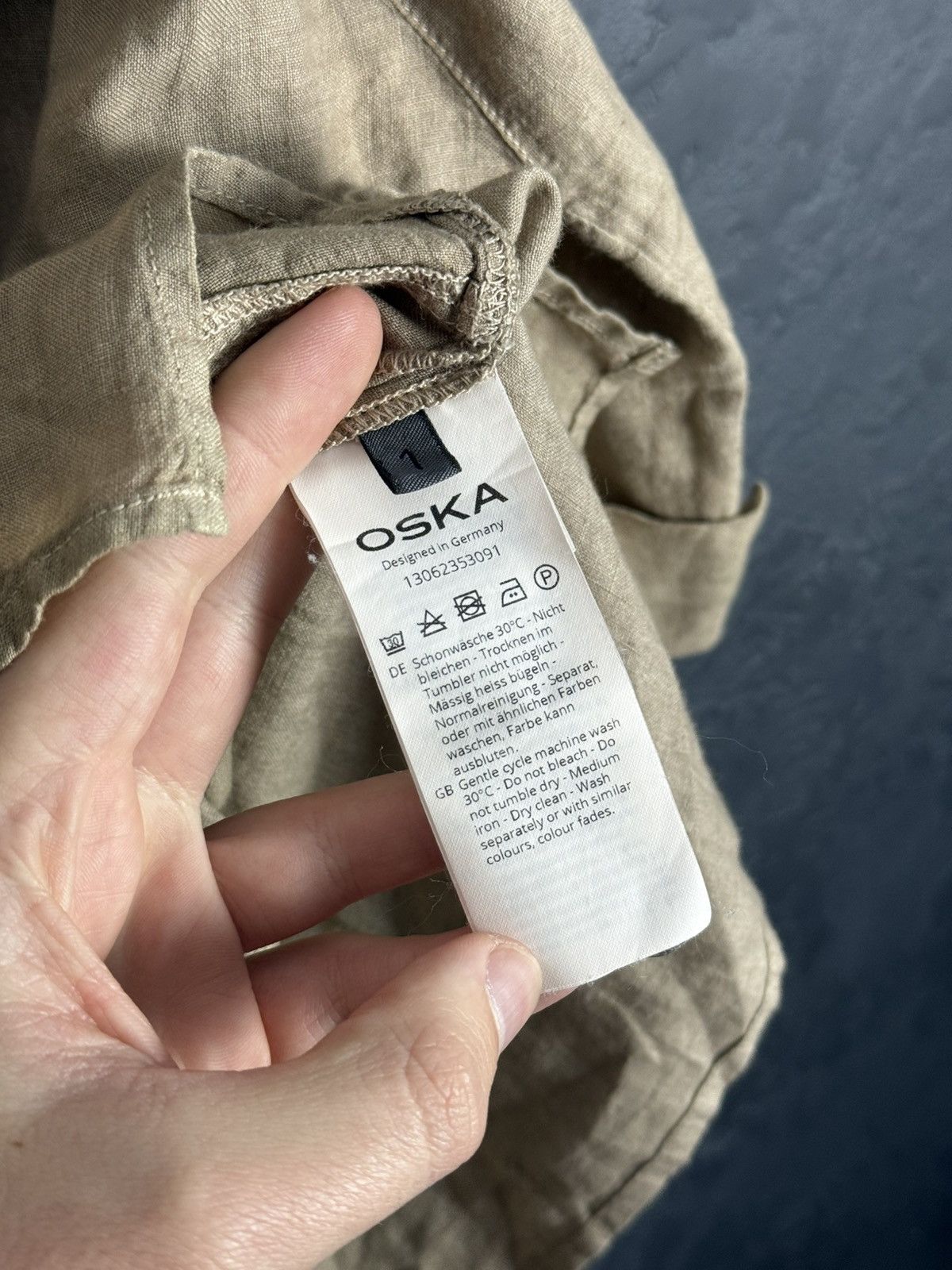 OSKA Oska Linen Lightweight Button Up Shirt Jacket Size 1 Size S / US 4 / IT 40 - 10 Thumbnail