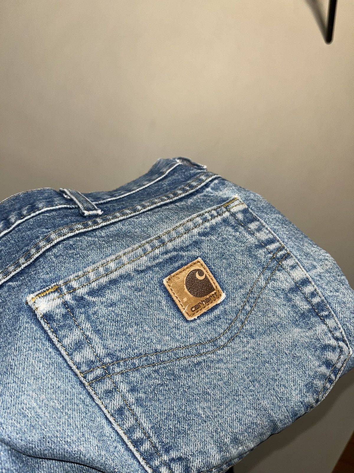 Carhartt Vintage 90’s Carhartt blue jeans Size US 34 / EU 50 - 10 Thumbnail